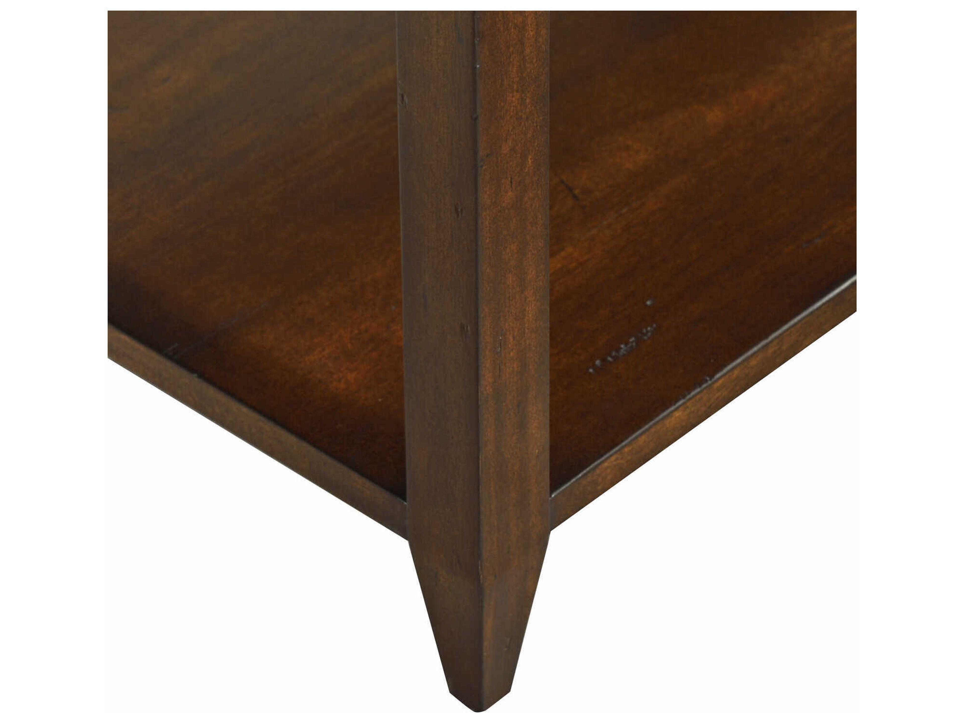 Oliver Home Wallace Rectangular Wood Country End Table