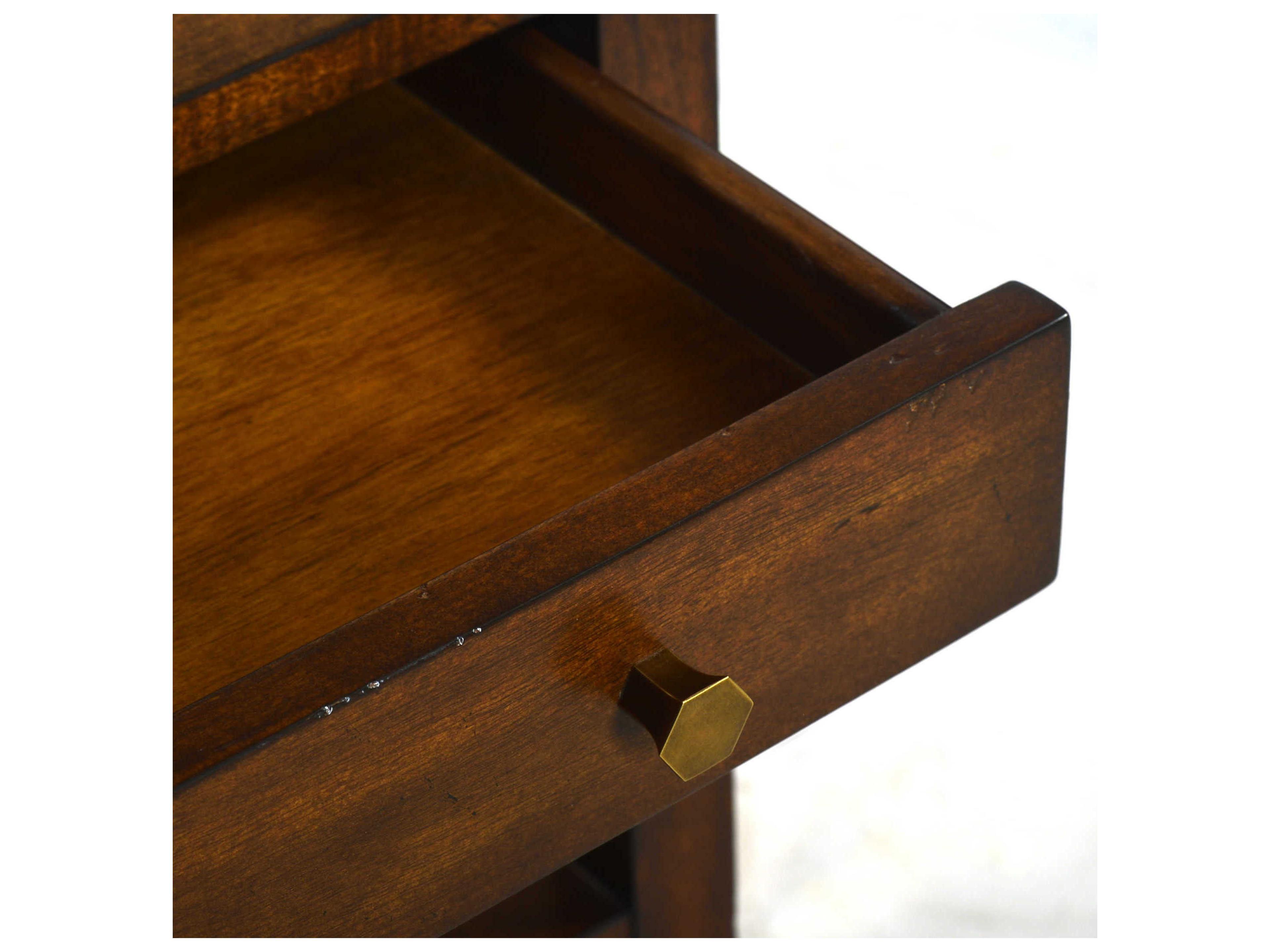 Oliver Home Wallace Rectangular Wood Country End Table