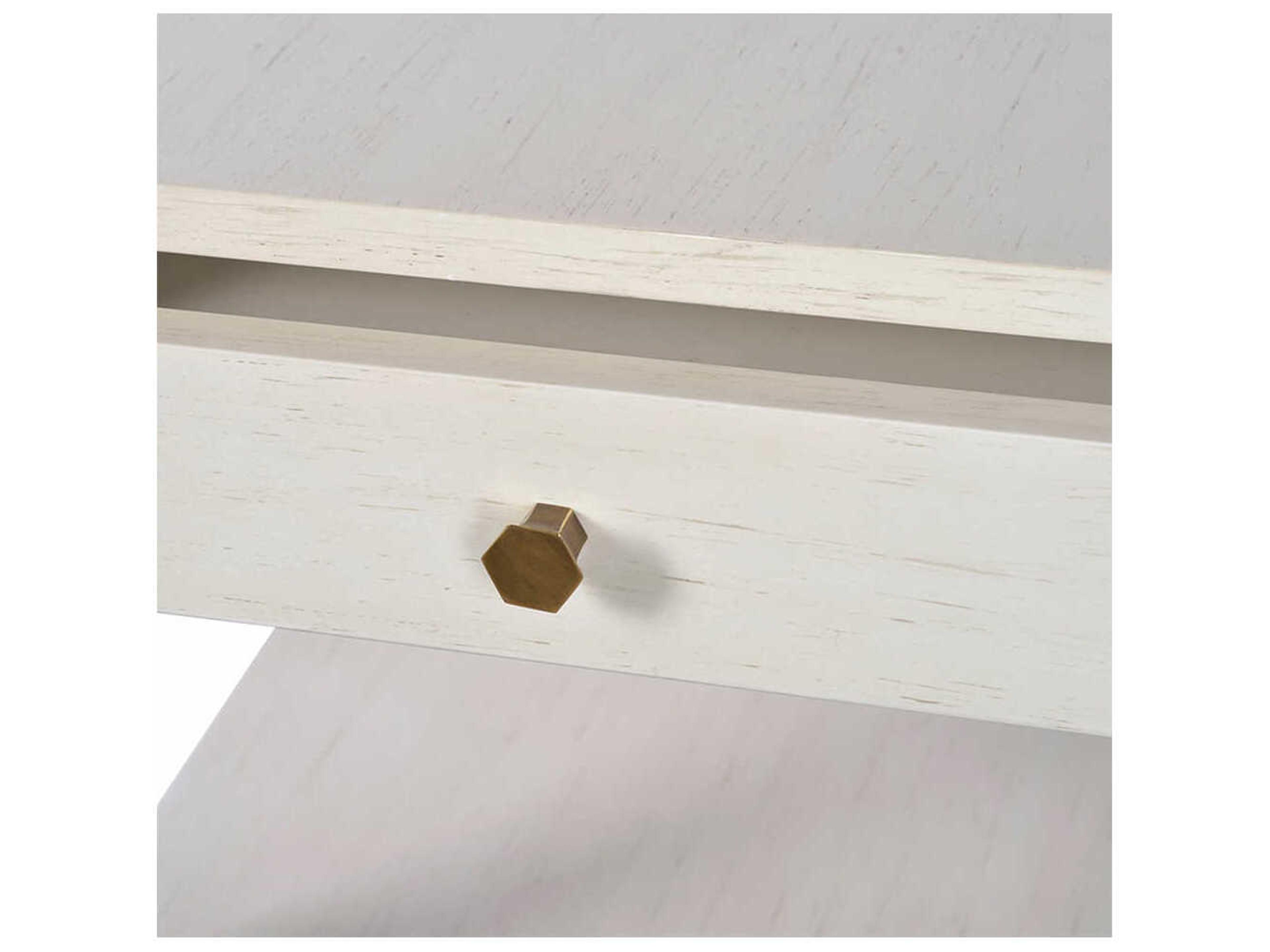 Oliver Home Wallace Rectangular Wood Drift End Table