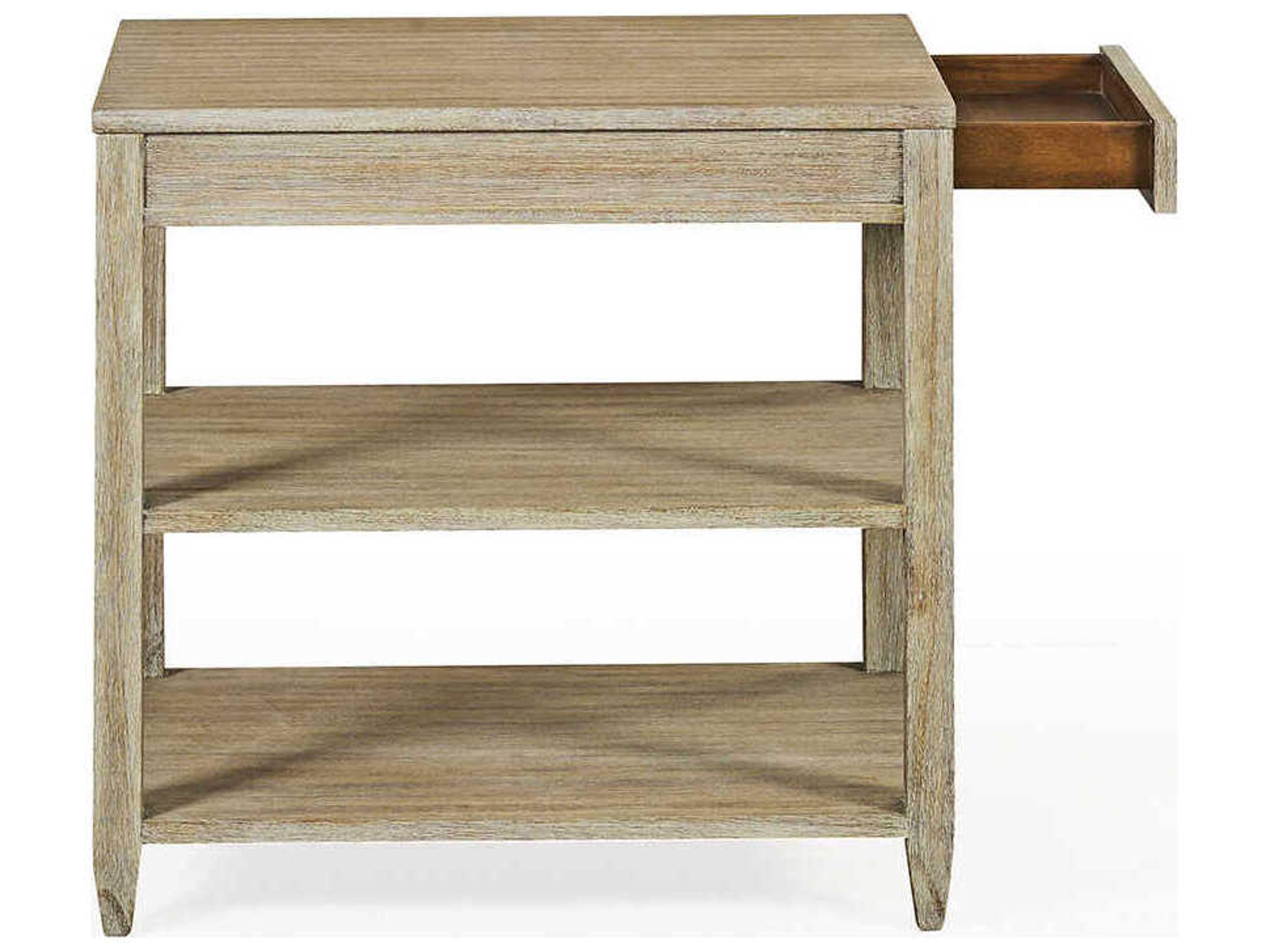 Oliver Home Wallace Rectangular Wood Weathered End Table