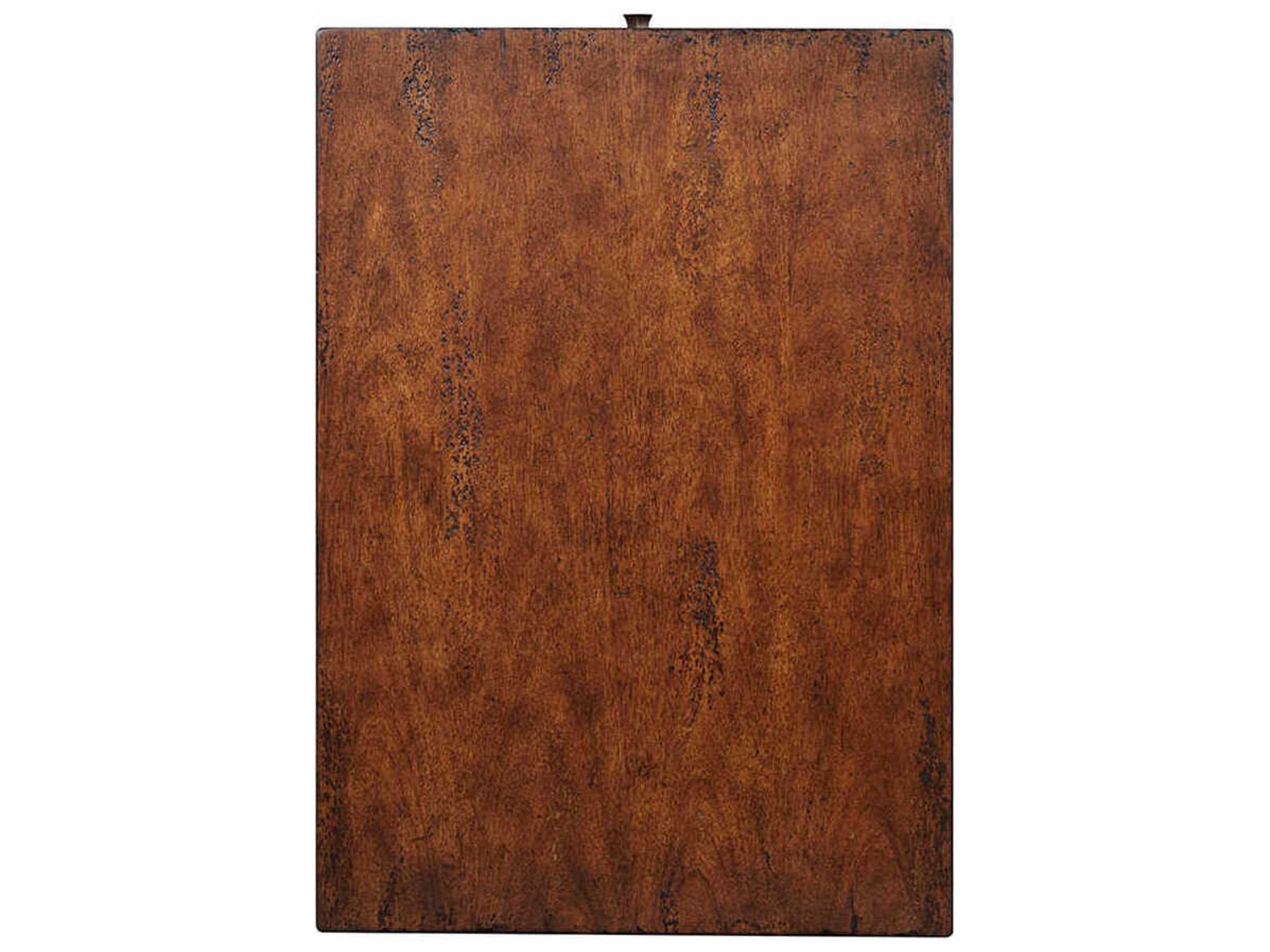 Oliver Home Wallace Rectangular Wood Country End Table