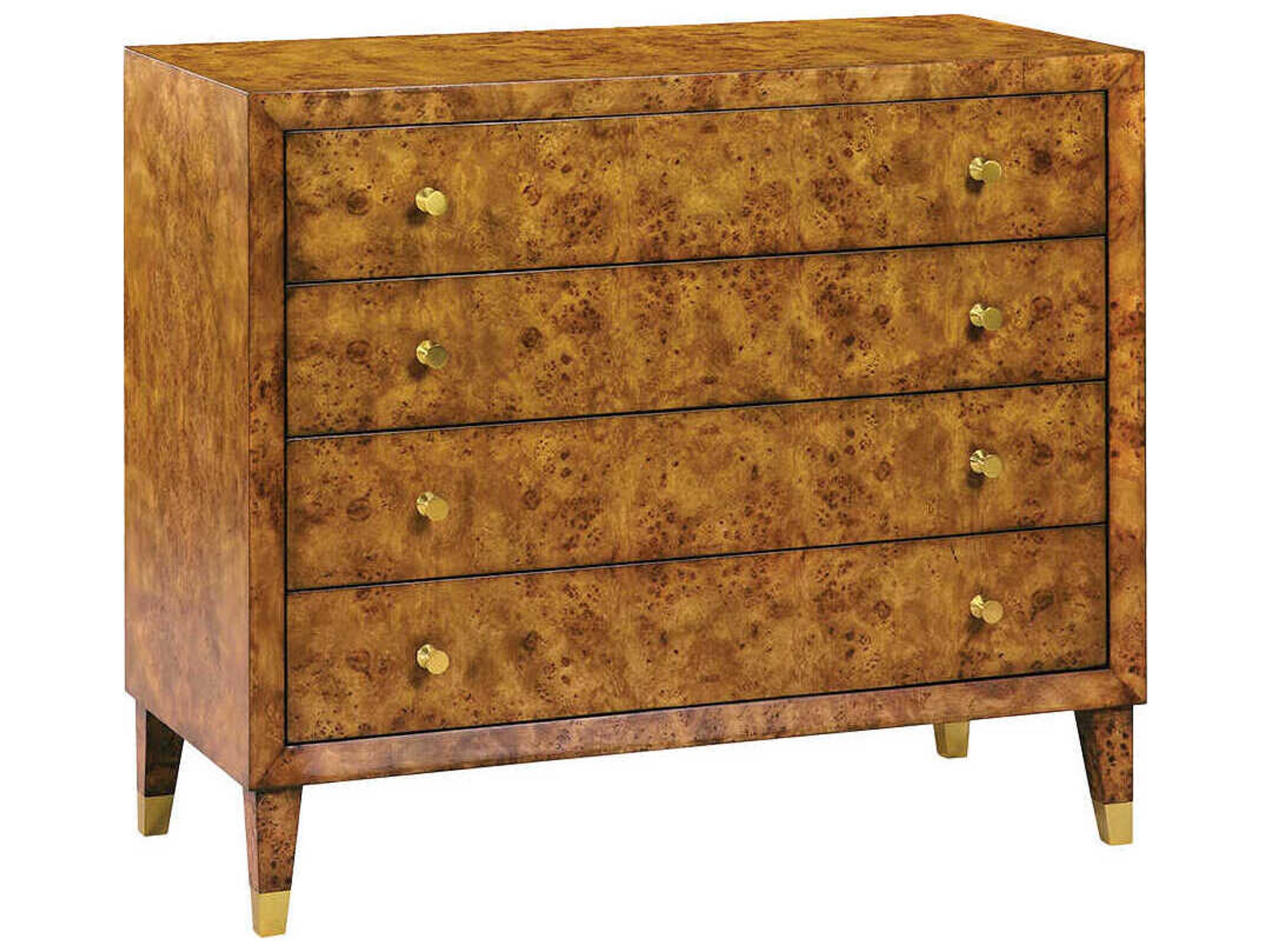 Beverly Rustic Burl Brown Burlwood Accent Chest