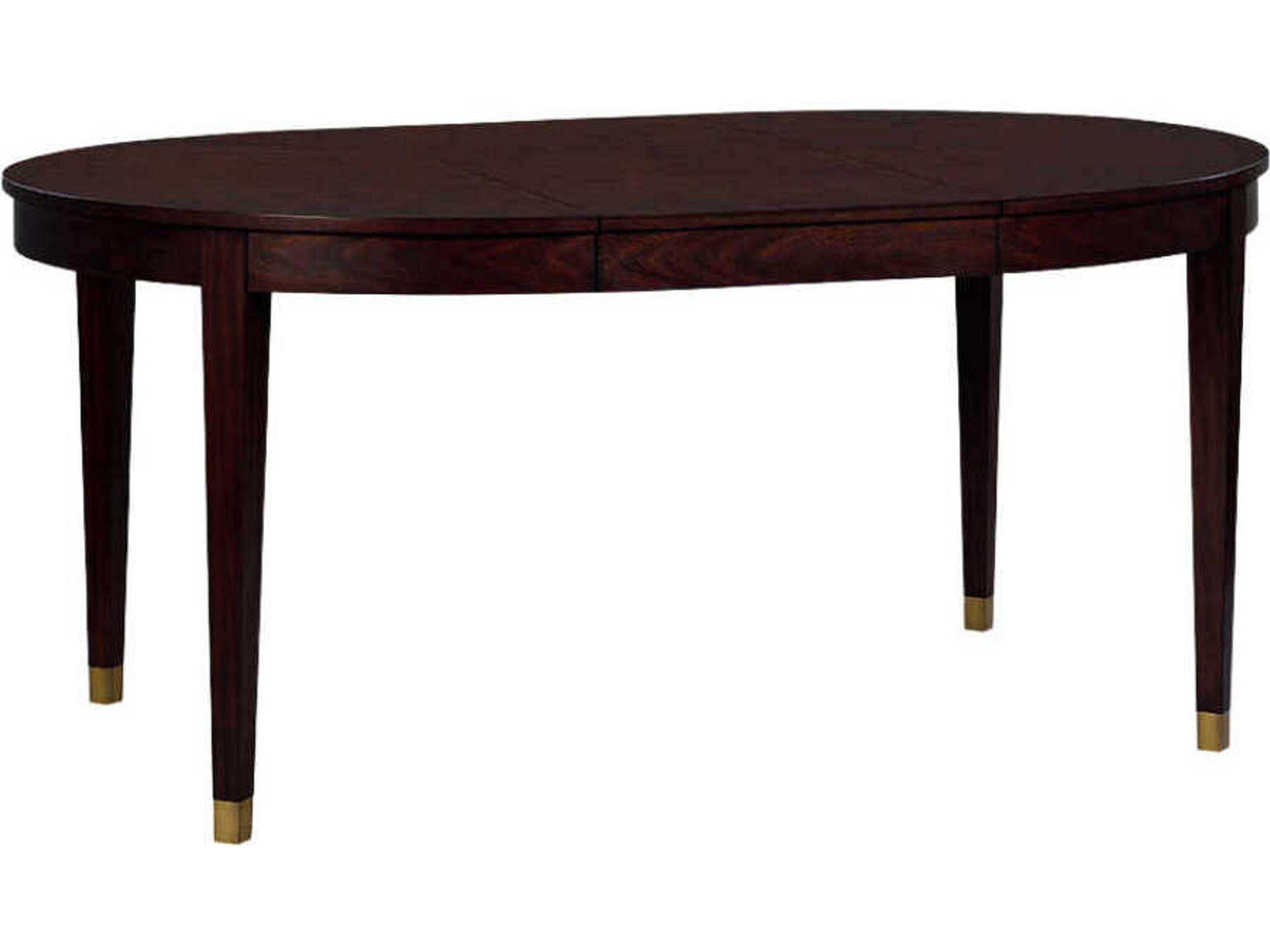 Oliver Home Durham Oval Wood Syrup Dining Table