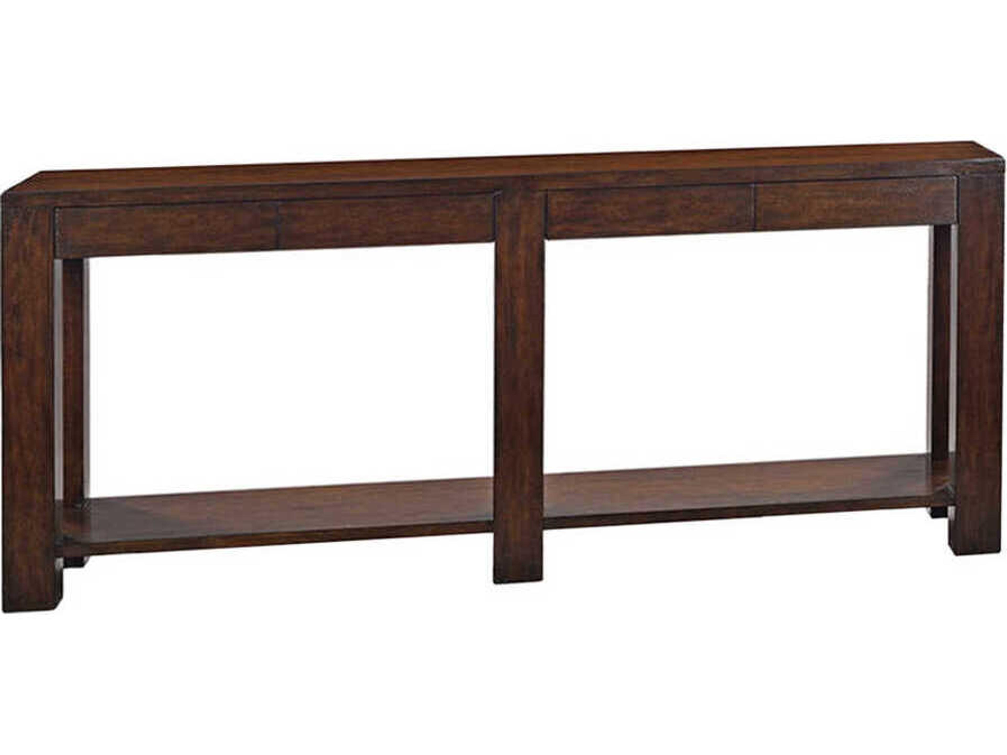 Villa Rectangular Wood Country Console Table