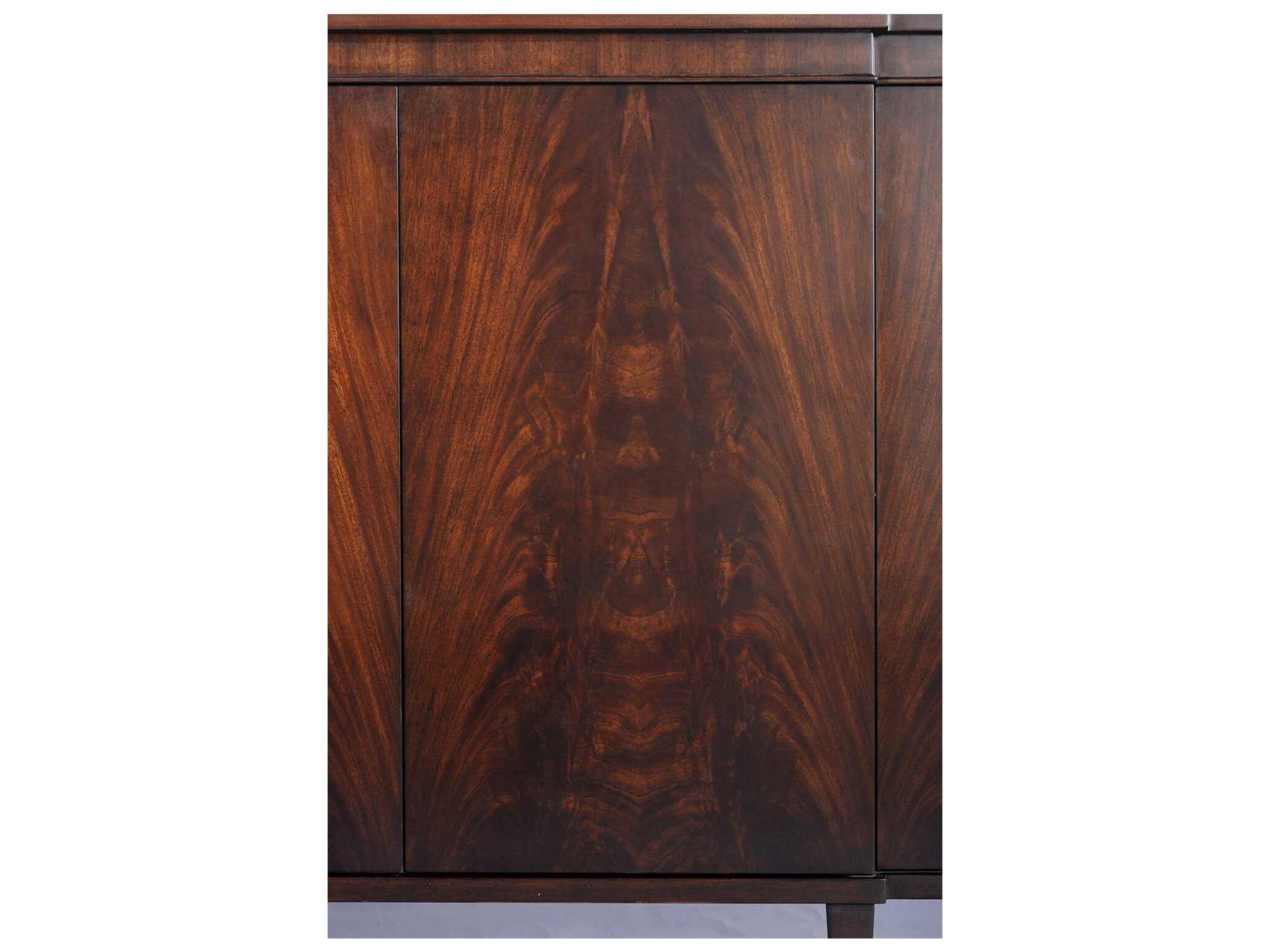 Oliver Home Lewis 72" Mahogany Wood Syrup Sideboard