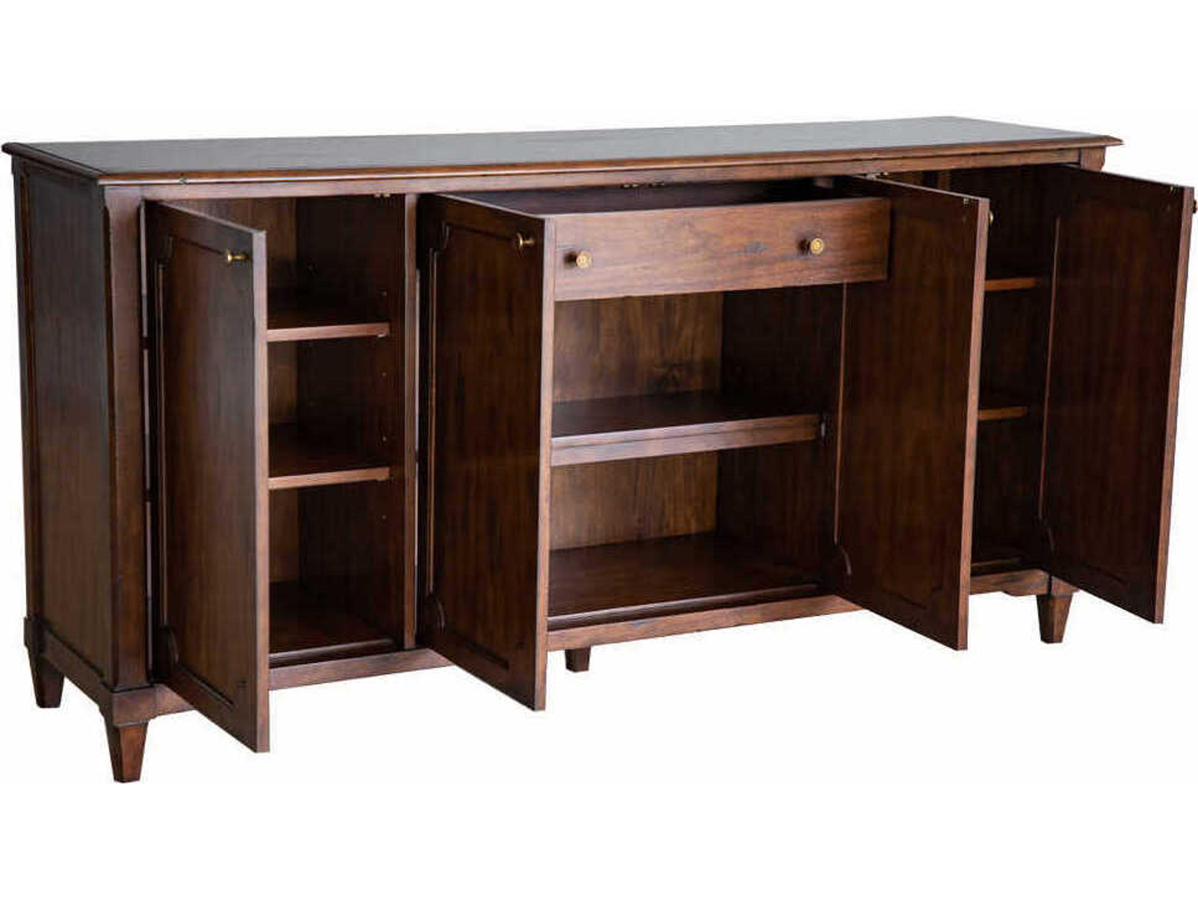 Oliver Home Fargo 72" Acacia Wood Country Sideboard