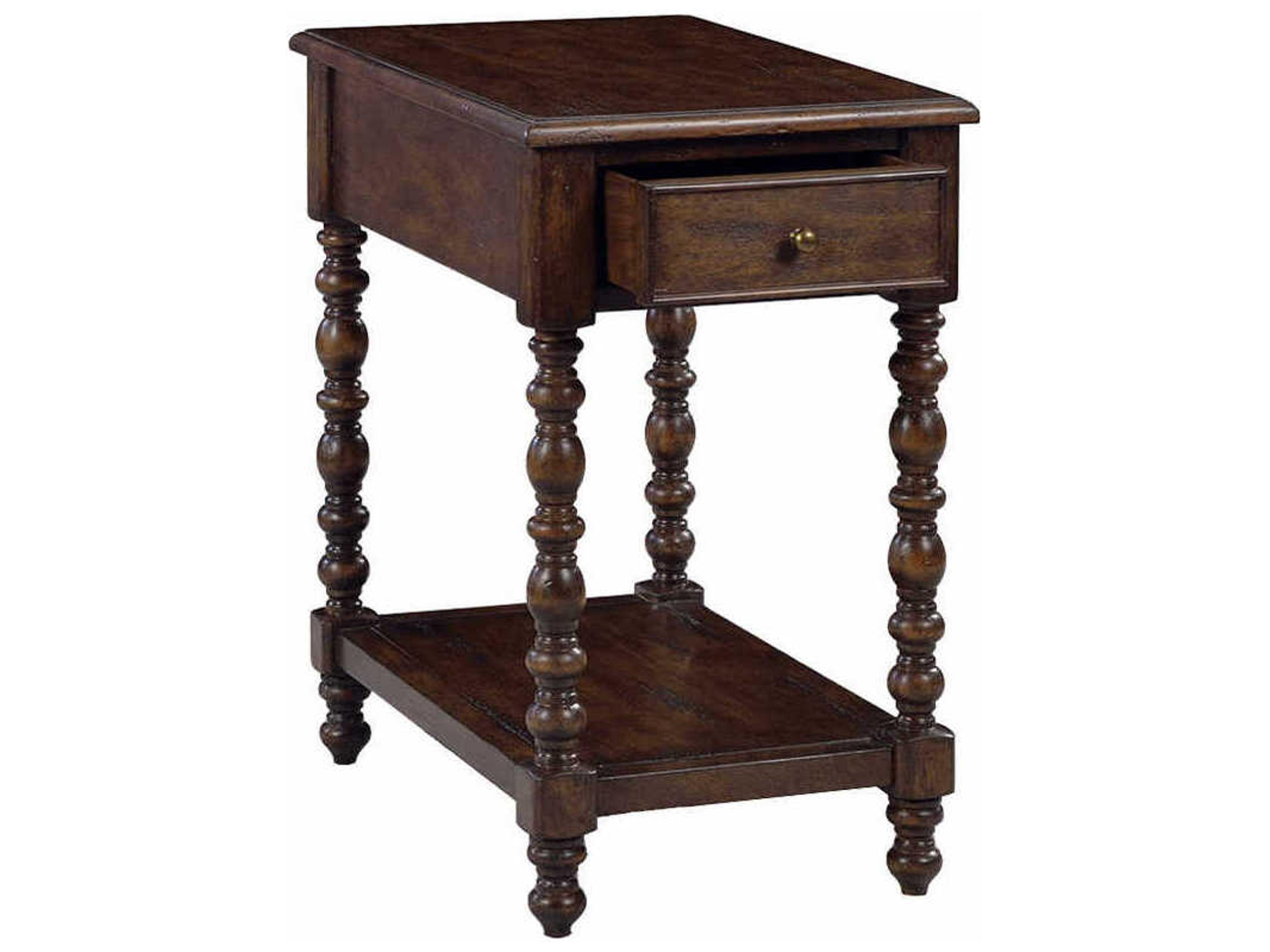 Oliver Home Mesa Rectangular Wood Country End Table