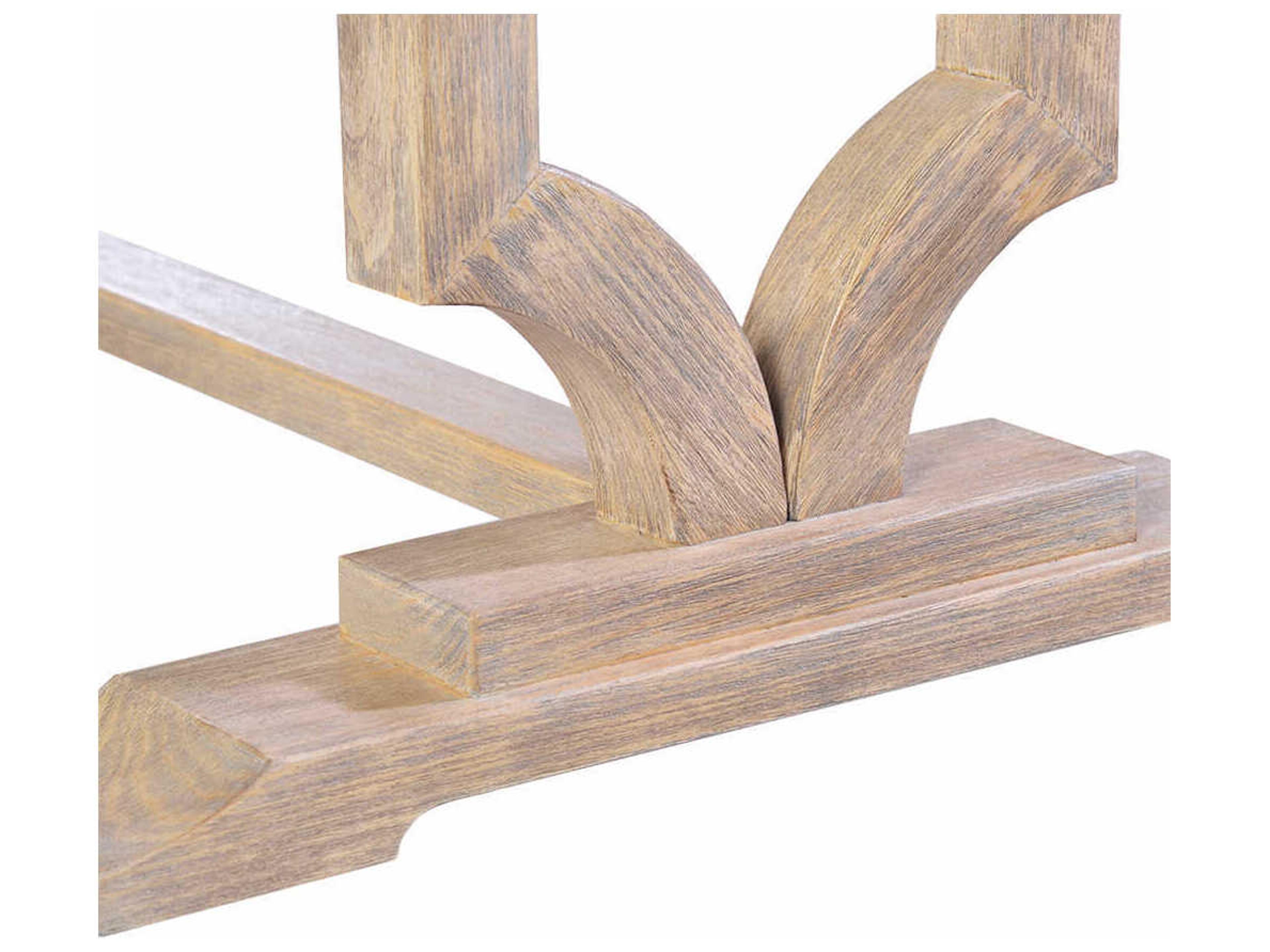 Oliver Home Portia Rectangular Wood Rabbit Dining Table