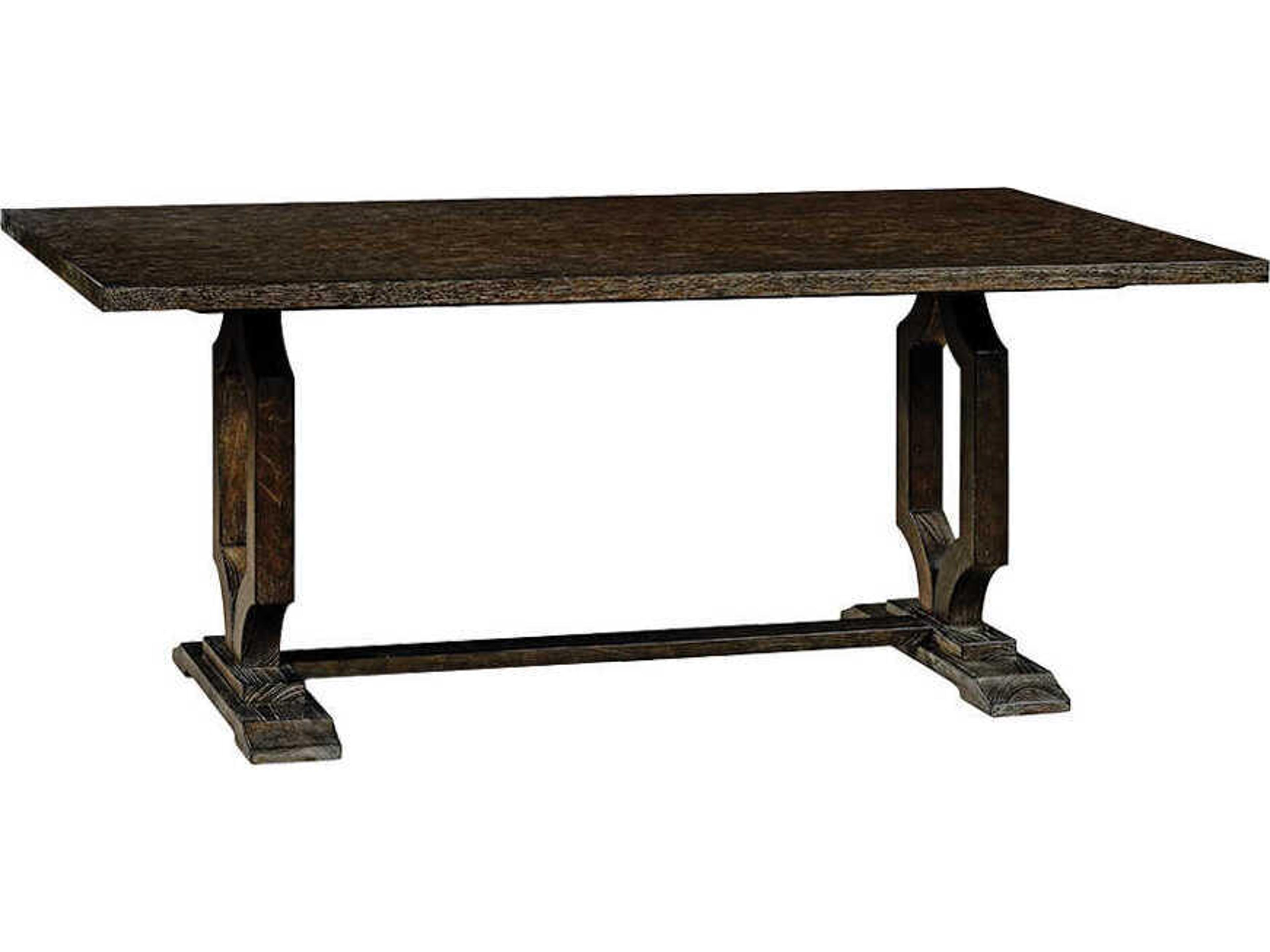 Portia Rectangular Wood Midnight Dining Table