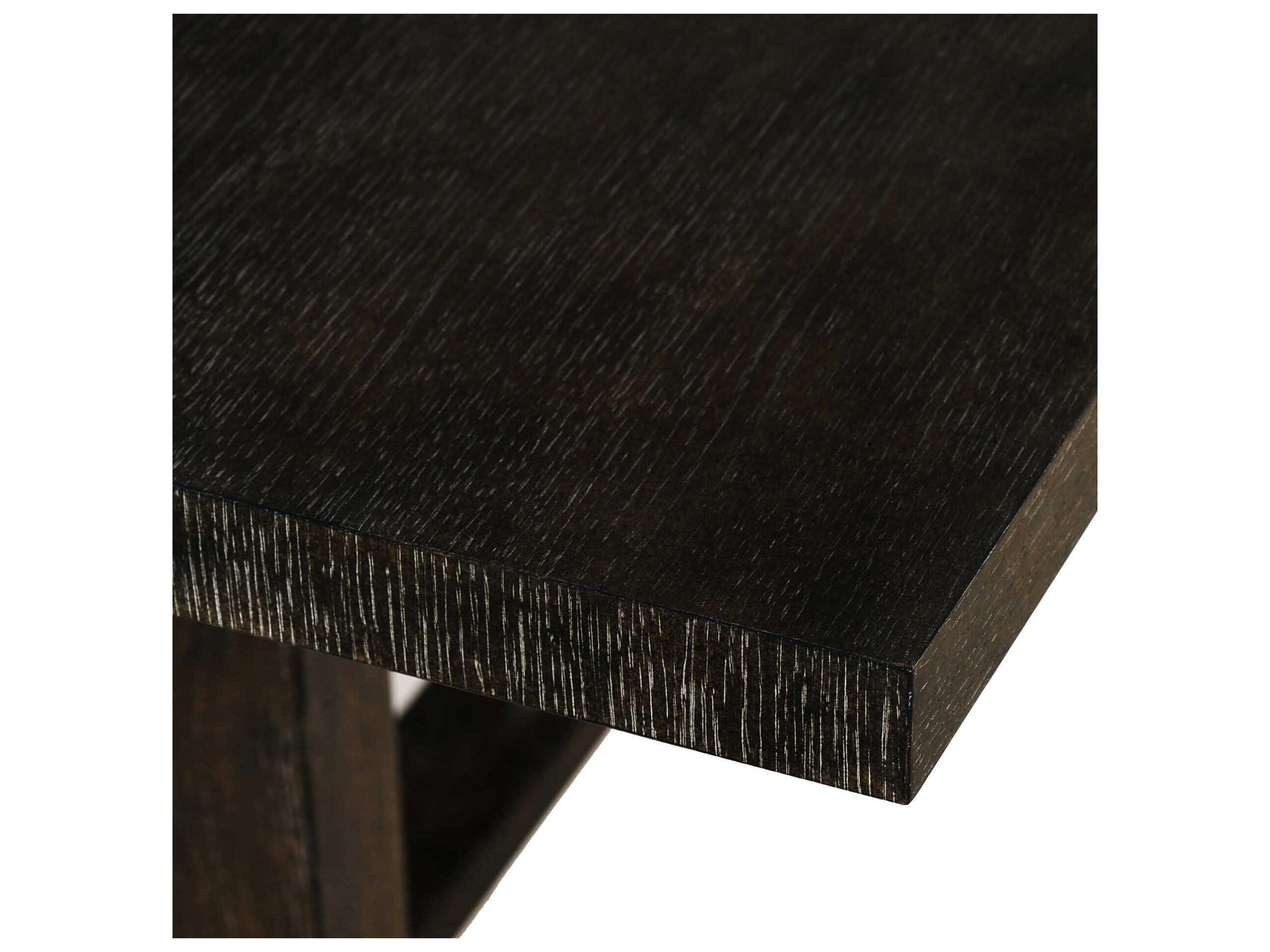 Oliver Home Portia Rectangular Wood Midnight Dining Table