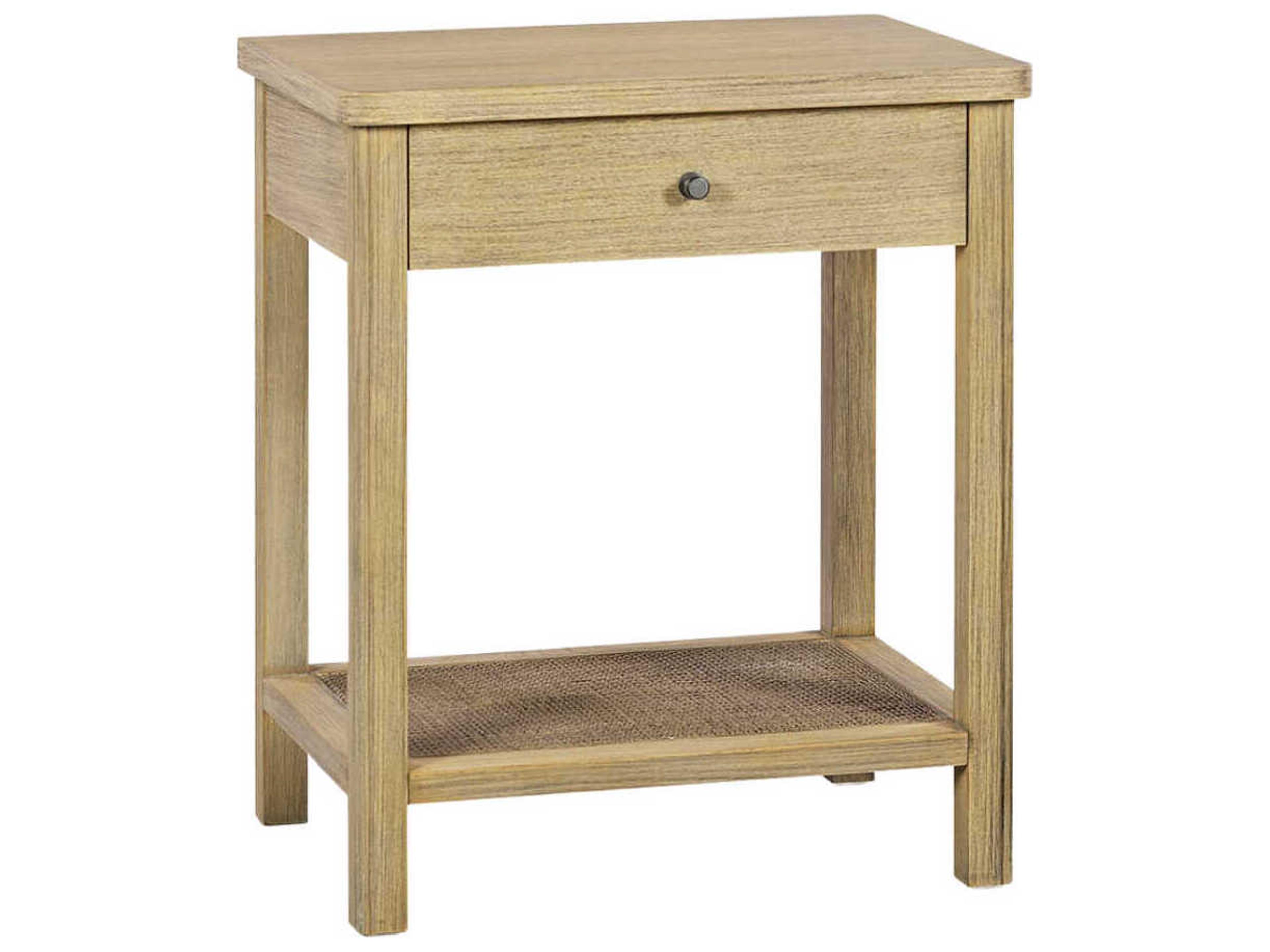 Belle Rectangular Wood Rabbit End Table