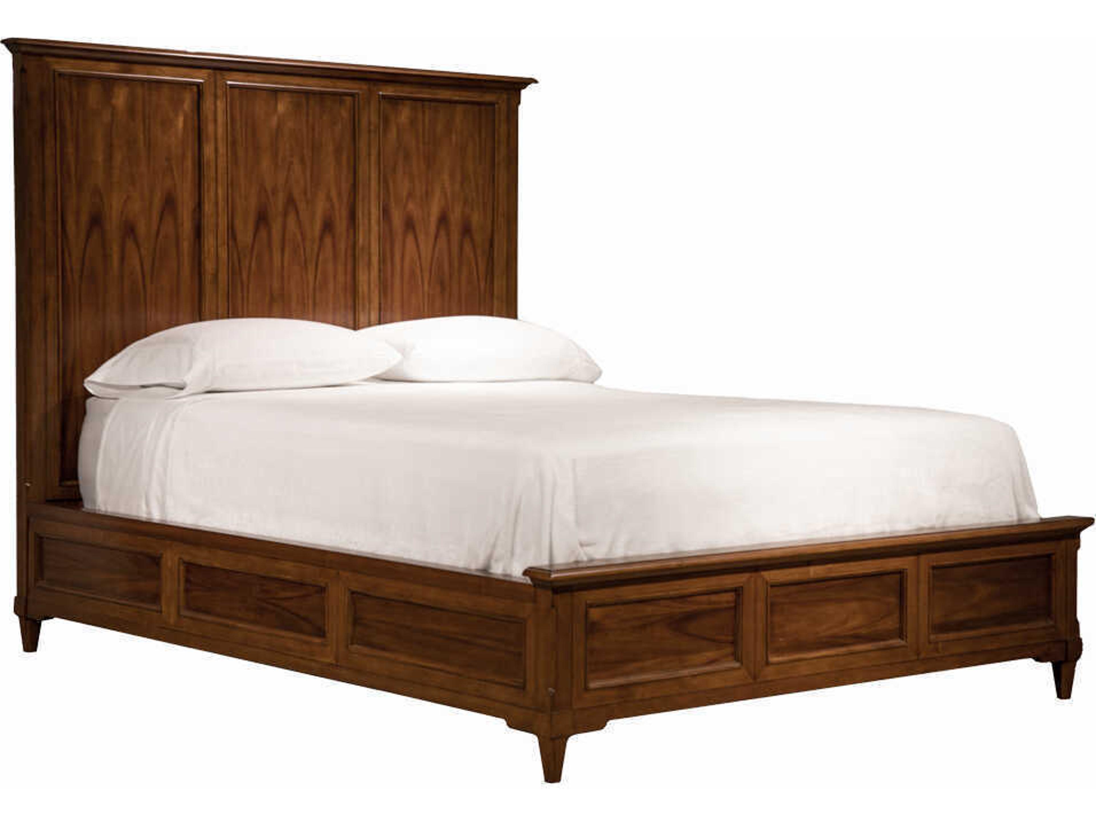 Midland Rustic Brown Acacia Wood King Platform Bed