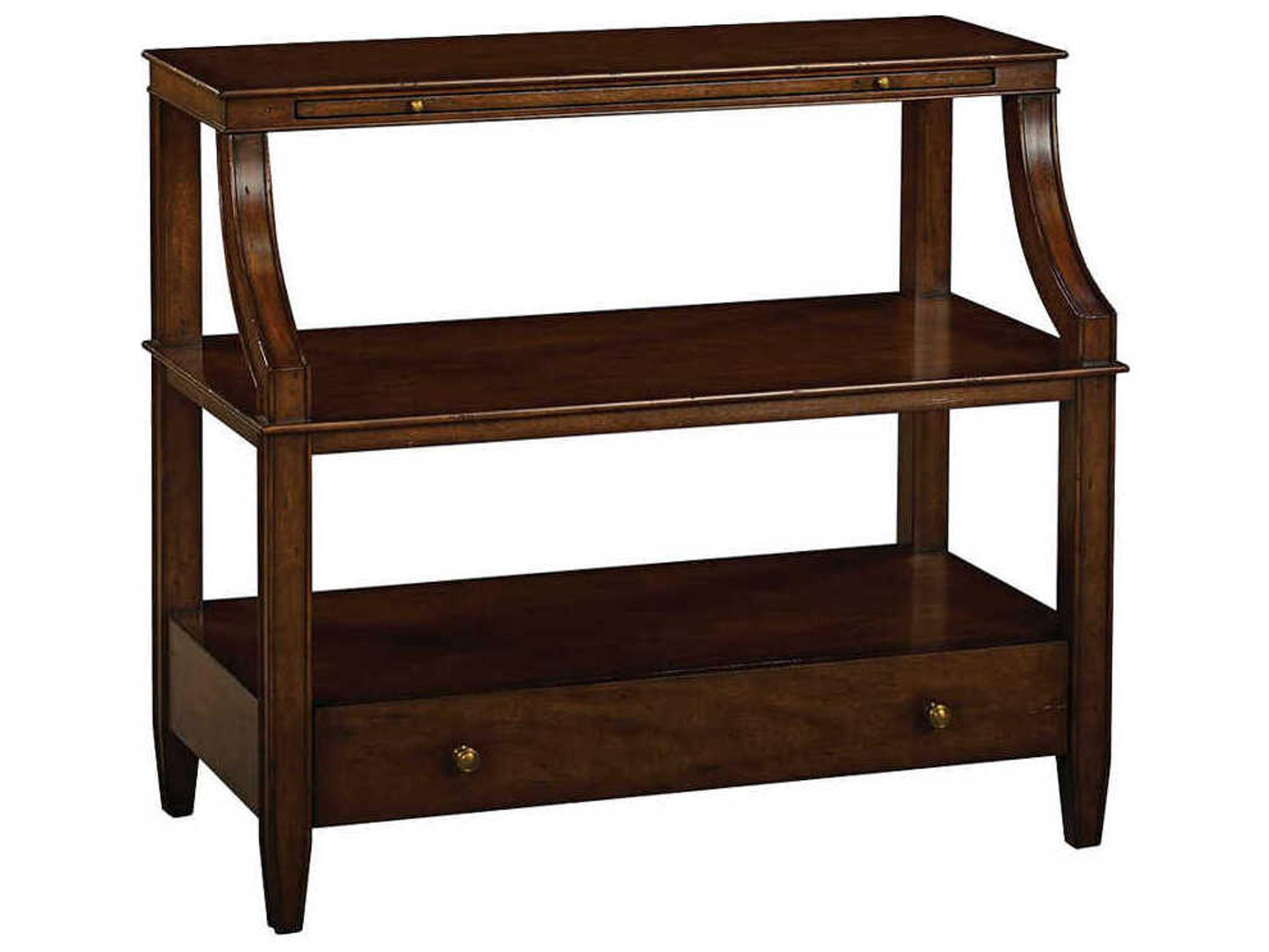 Oliver Home Mia Rectangular Wood Country End Table