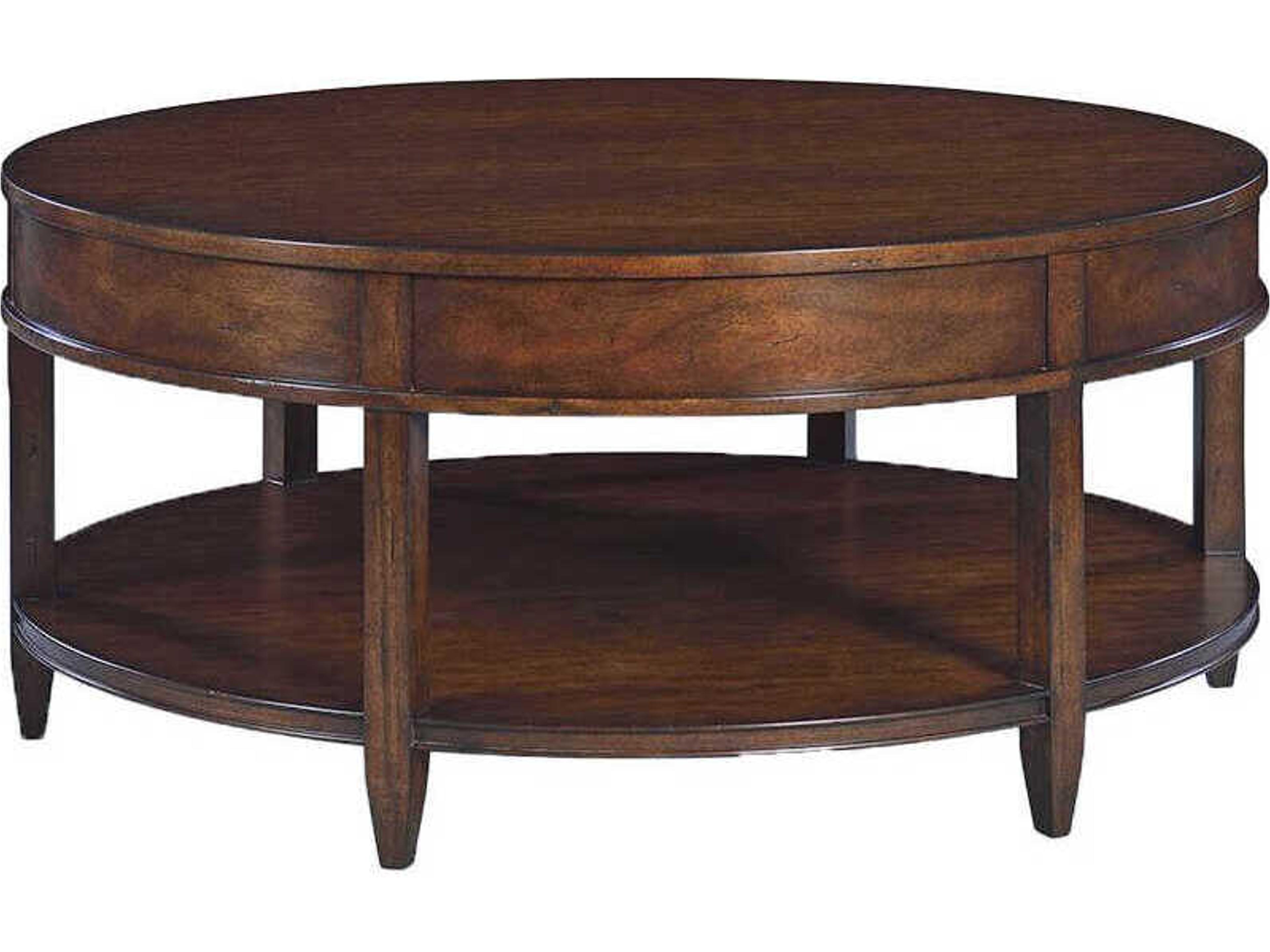 Brisbane Round Wood Country Coffee Table