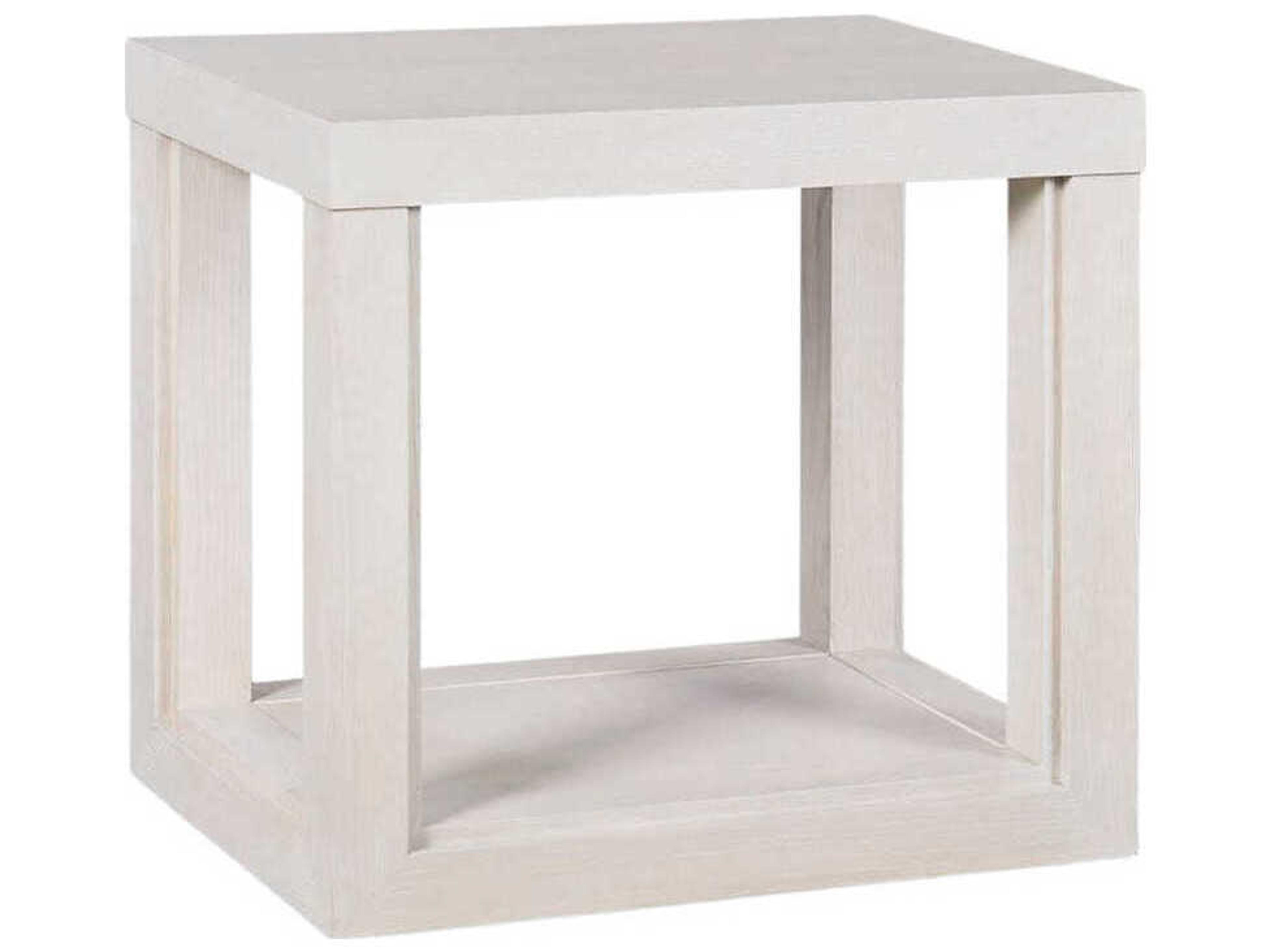 Oliver Home Horizon Rectangular Wood Shell End Table