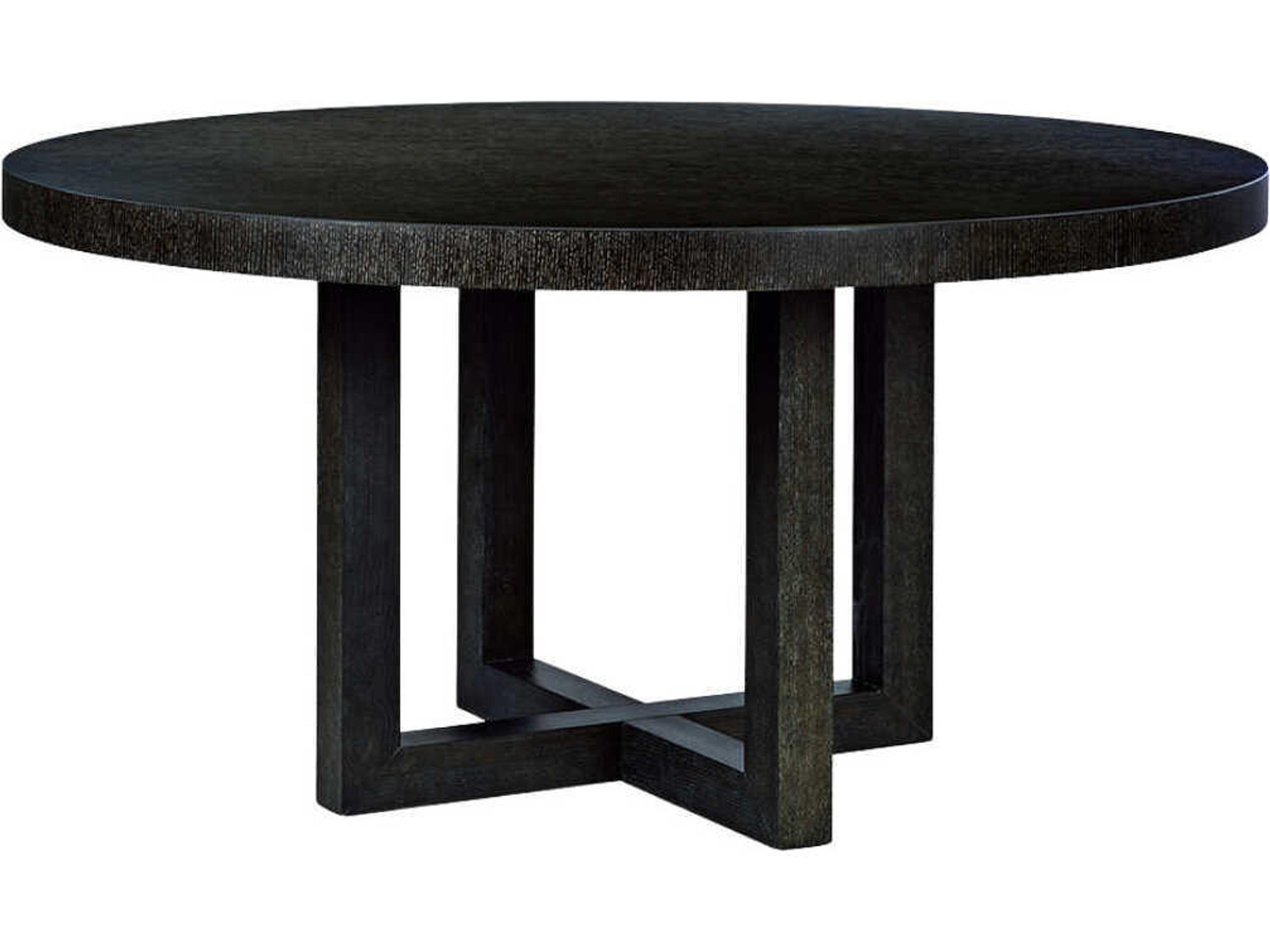 Sunset Round Wood Midnight Dining Table
