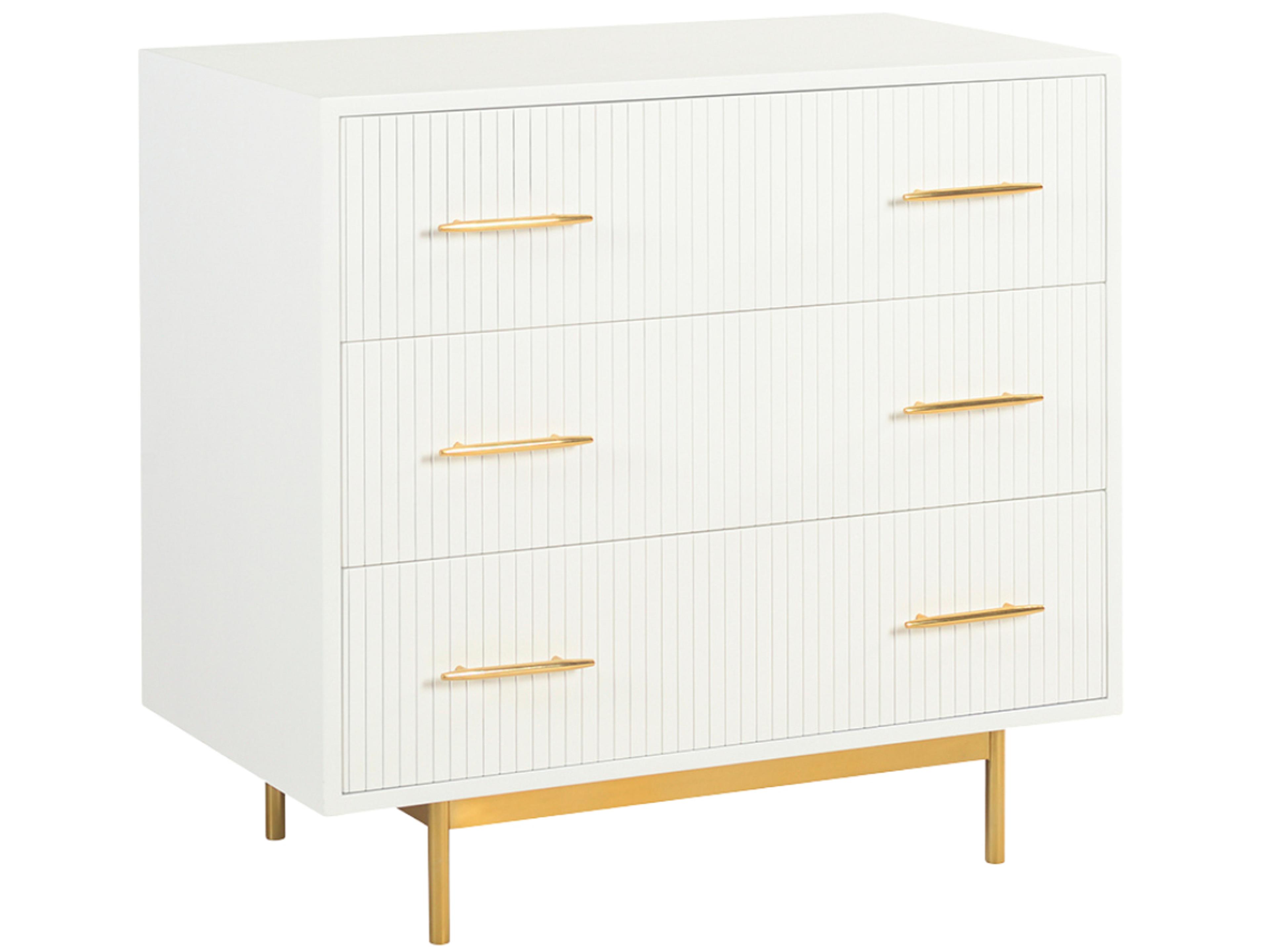Reed Ghost Beige Acacia Wood Accent Chest