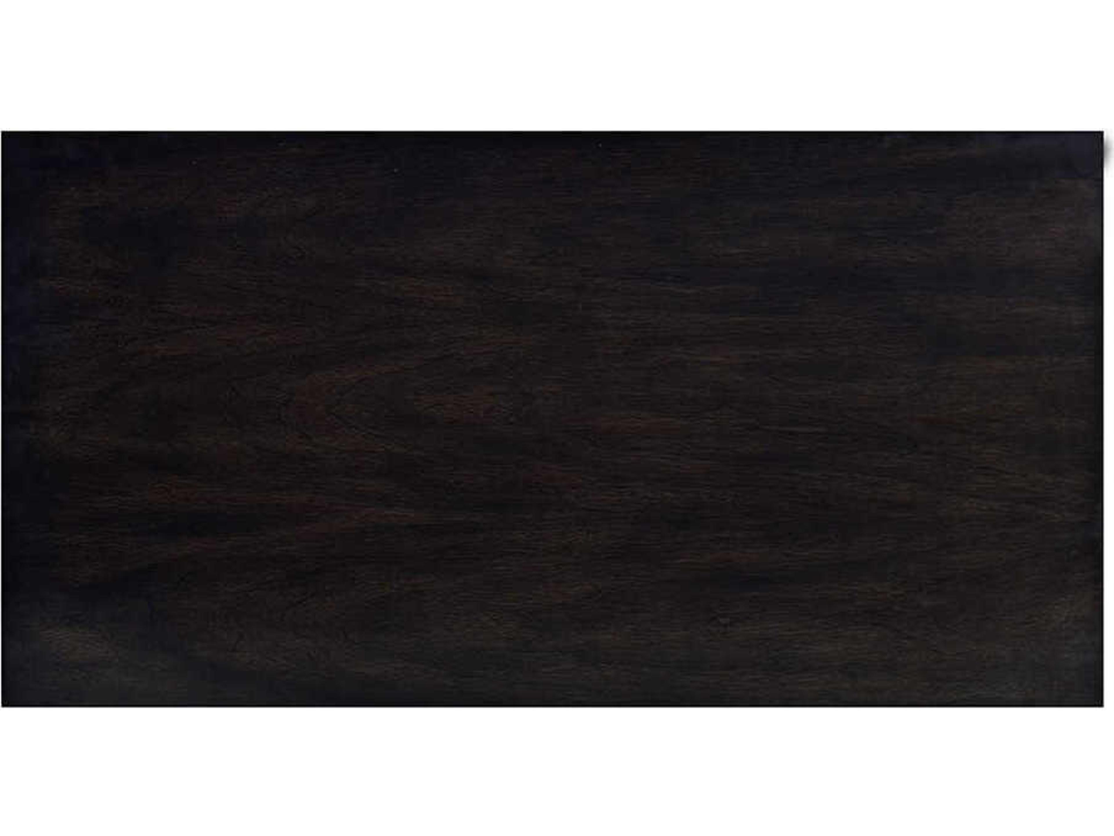 Oliver Home Reed Espresso Black Acacia Wood Accent Chest