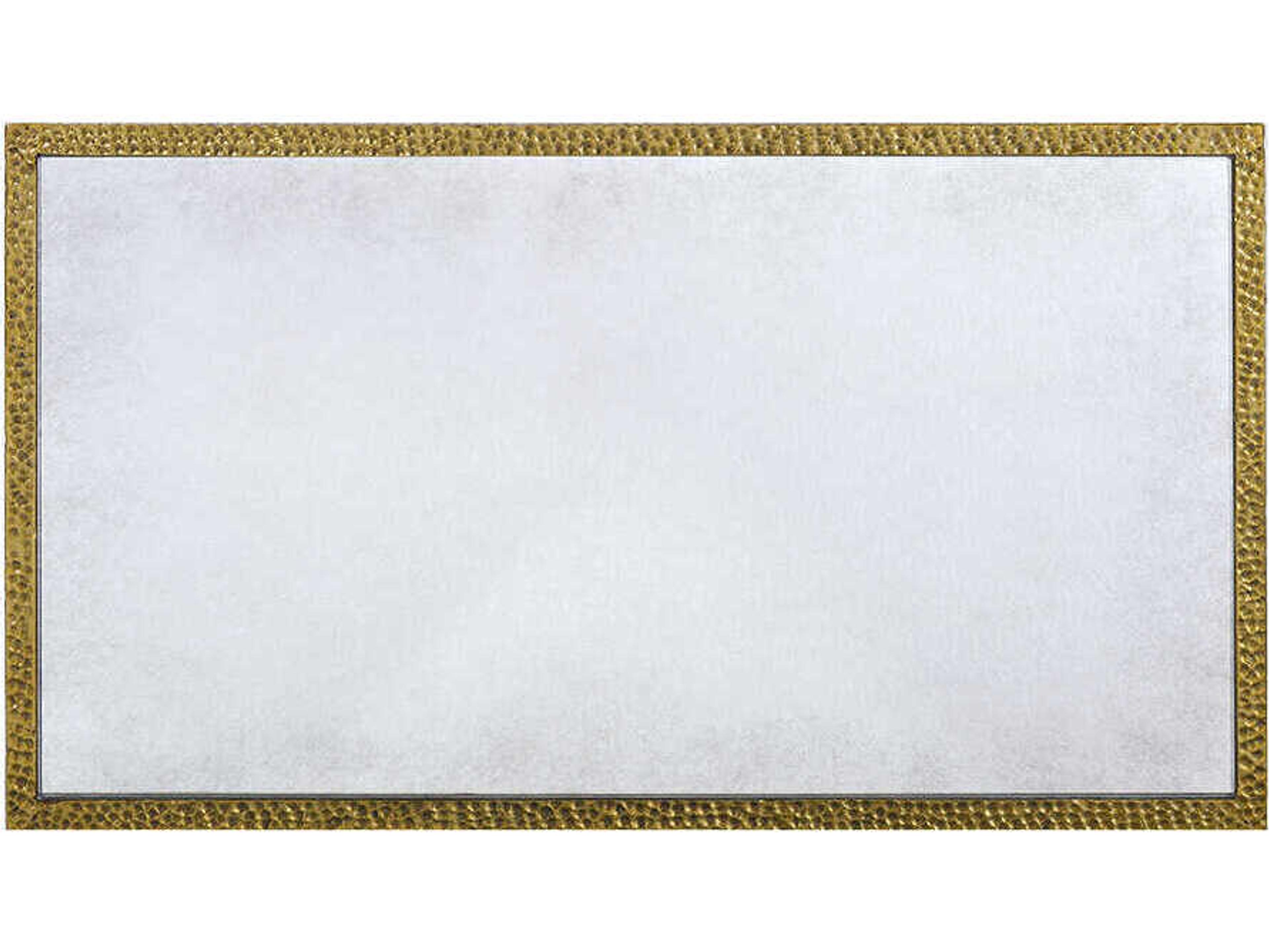 Oliver Home Avenue Rectangular Glass Burnished Brass End Table