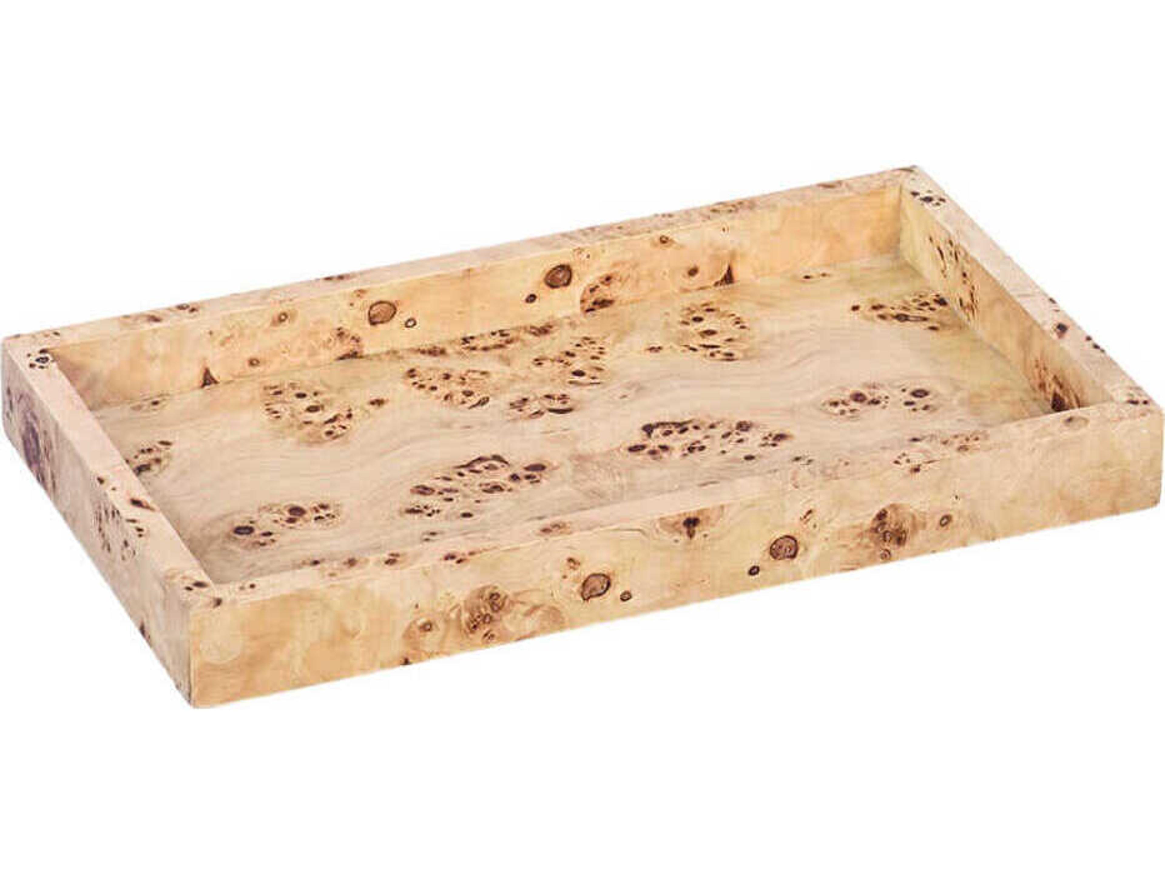 Natural Burl Serving Tray