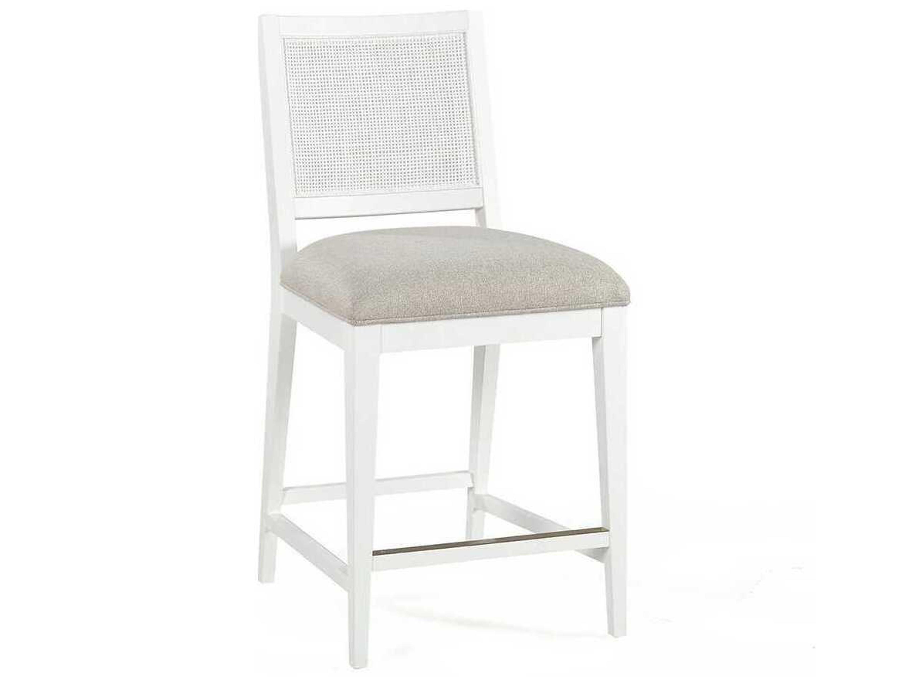 Caine-II Ghost Upholstered Counter Stool