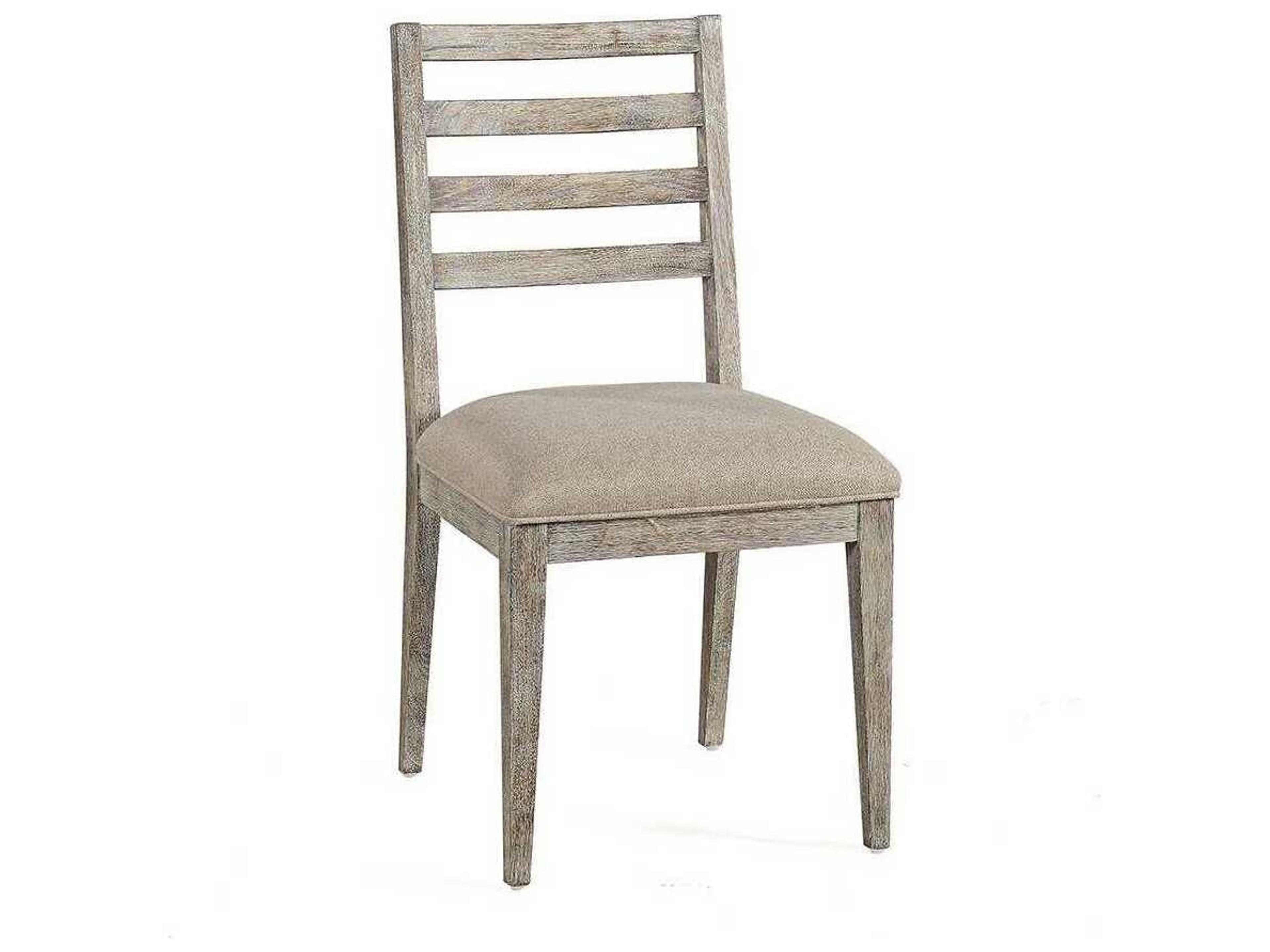Ribbon-II Beige Upholstered Armless Dining Chair