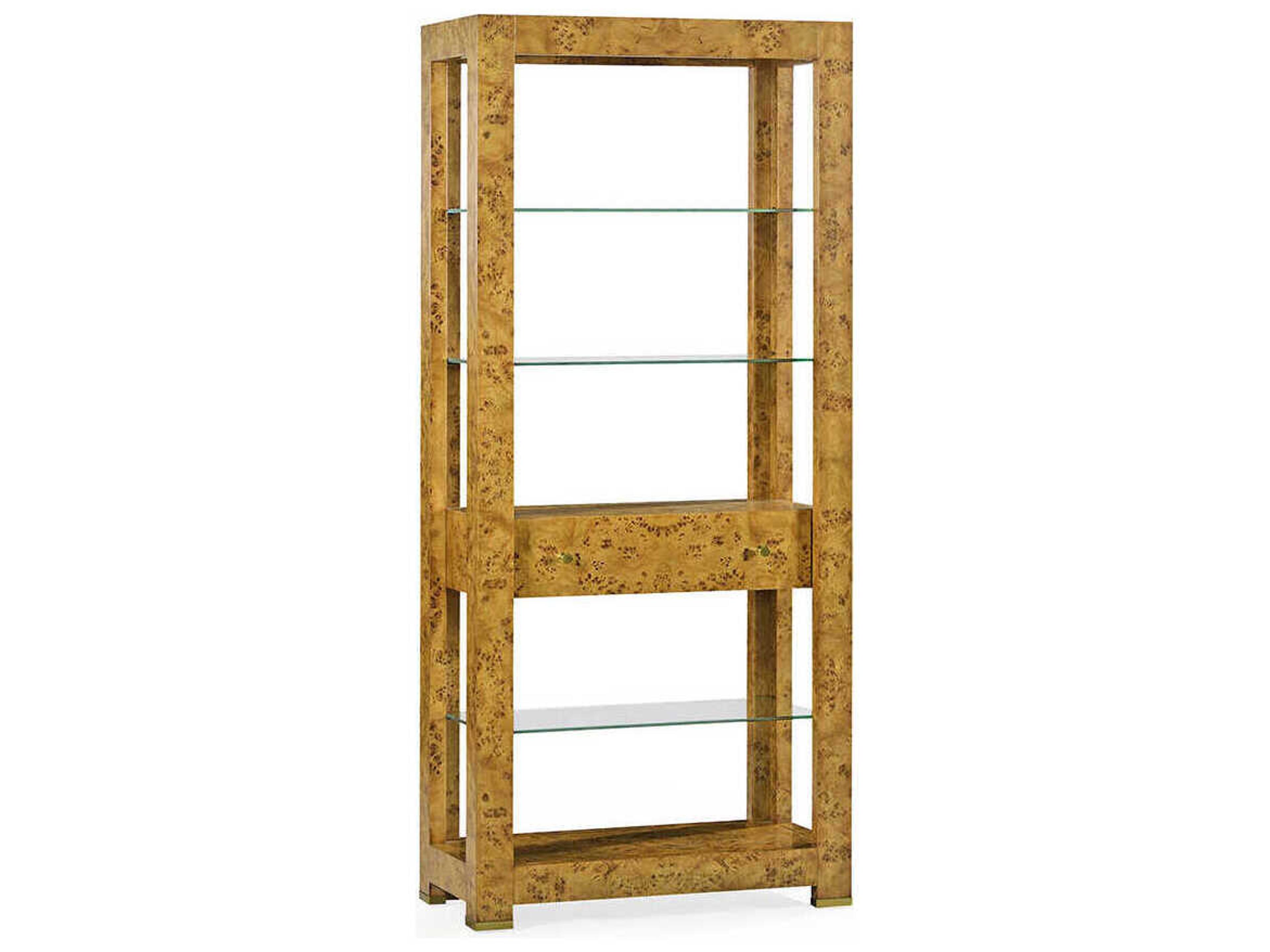 Easton Honey Burl Bookcase