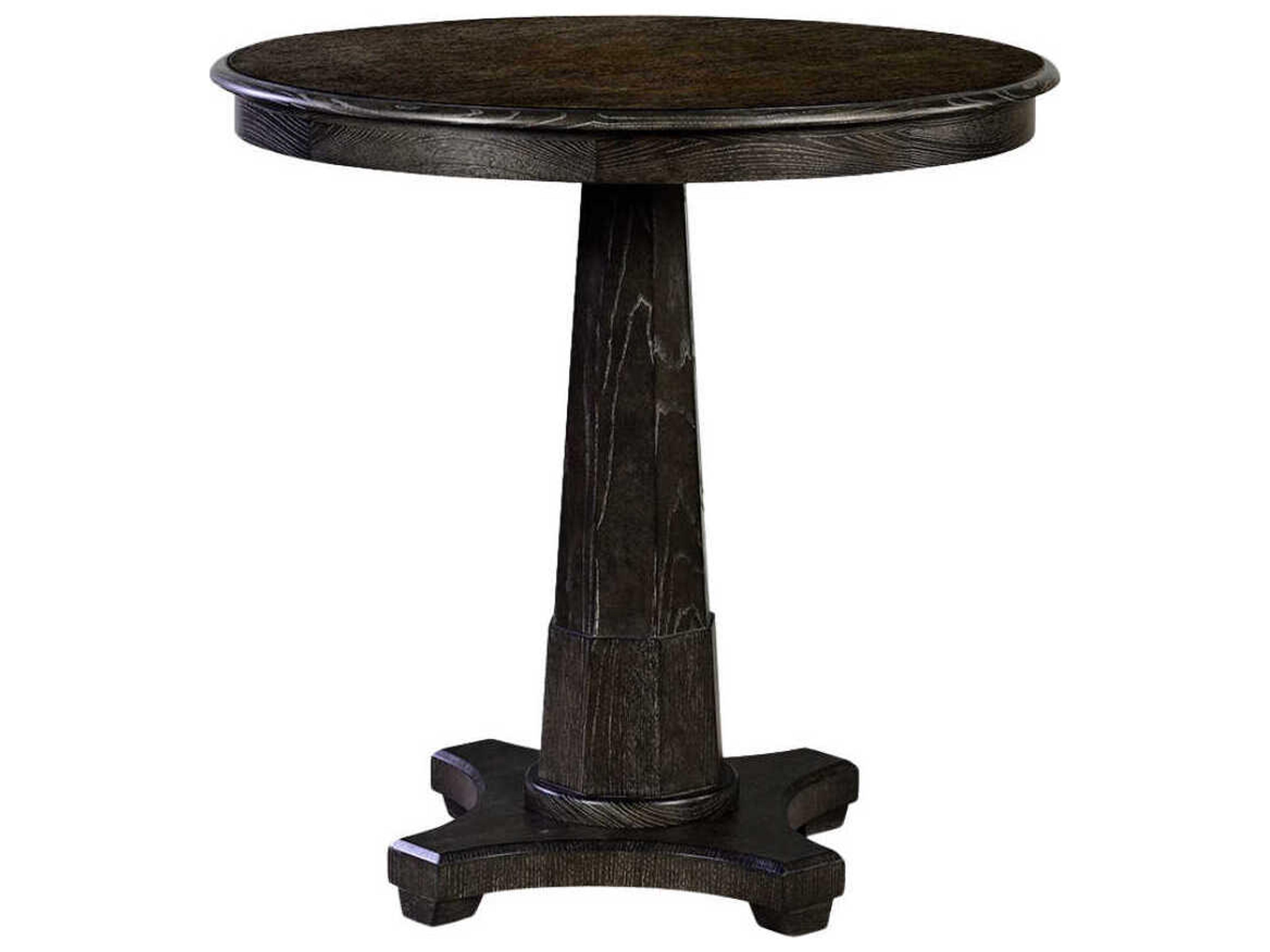 Lancaster Round Wood Midnight Dining Table