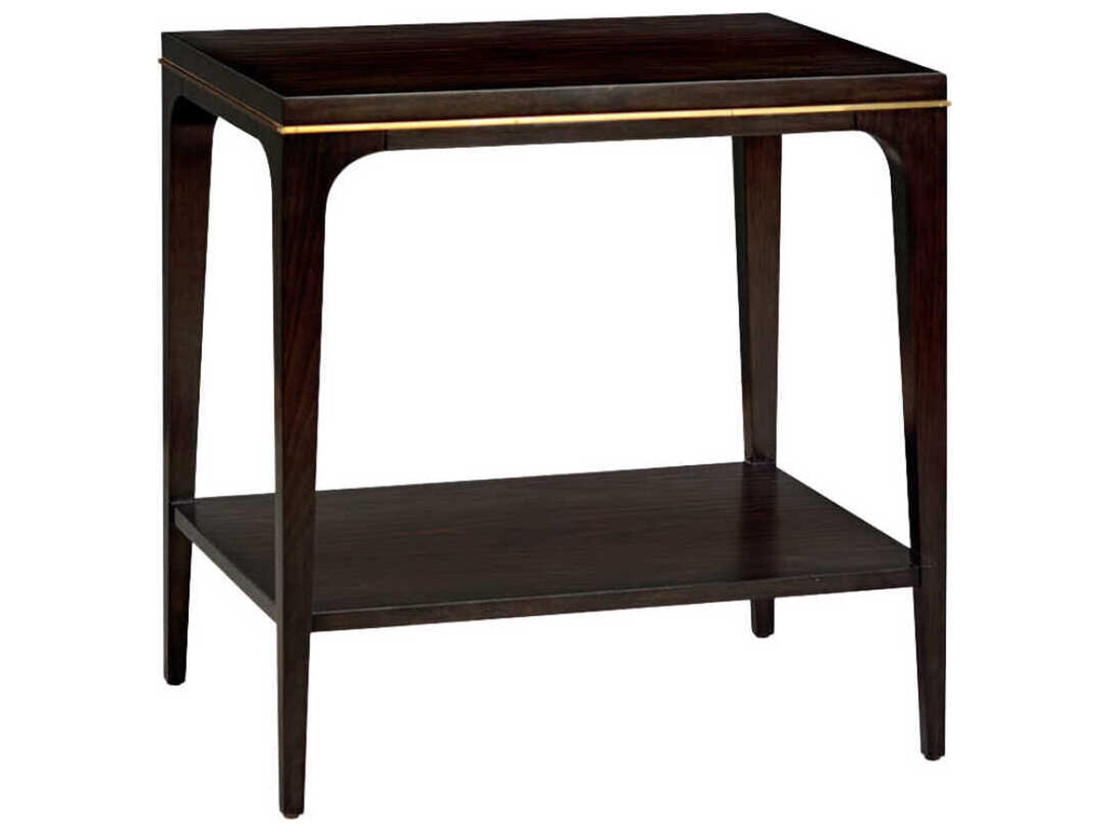 Thomas Rectangular Wood Espresso End Table