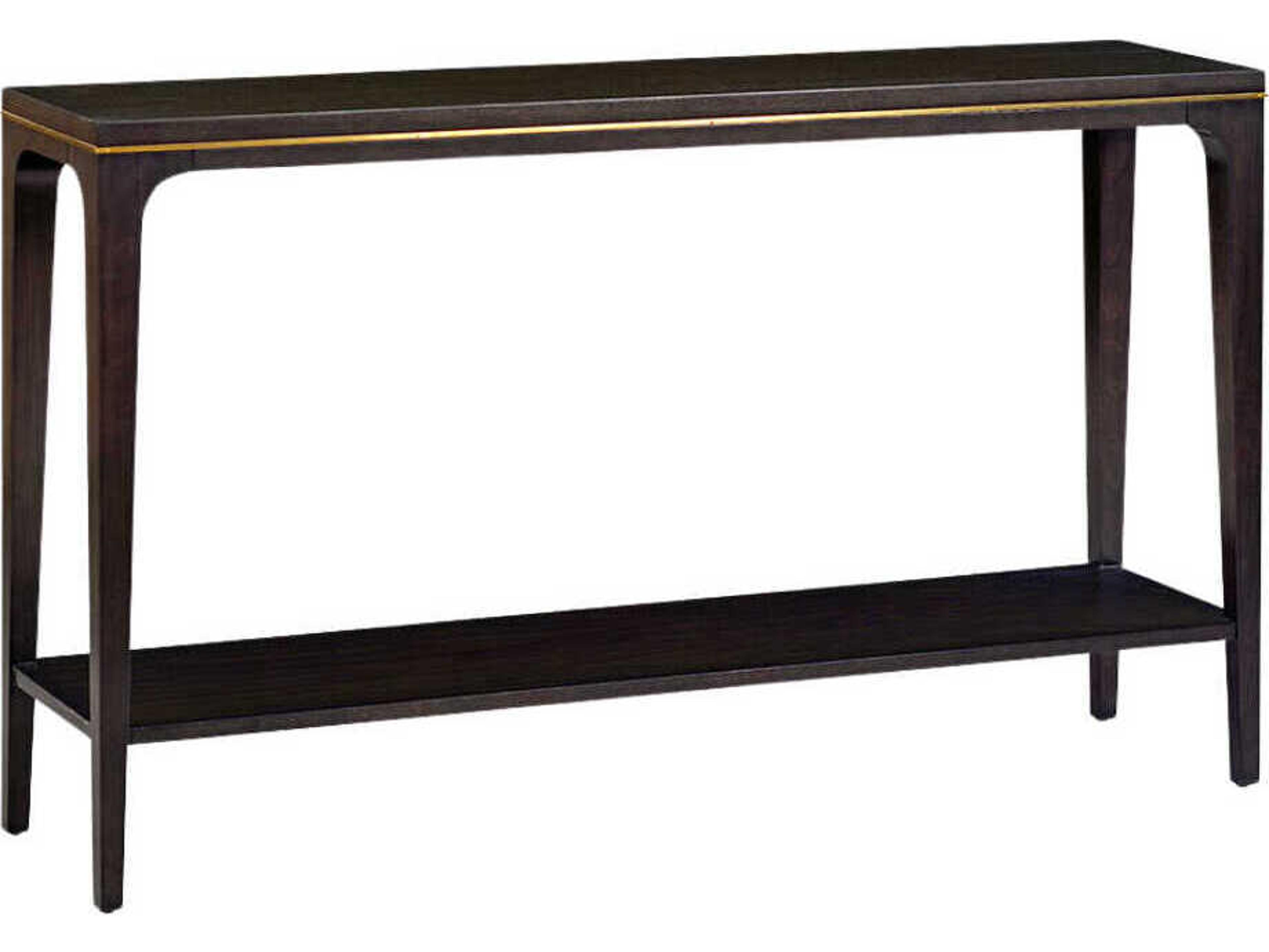 Thomas Rectangular Wood Espresso Console Table