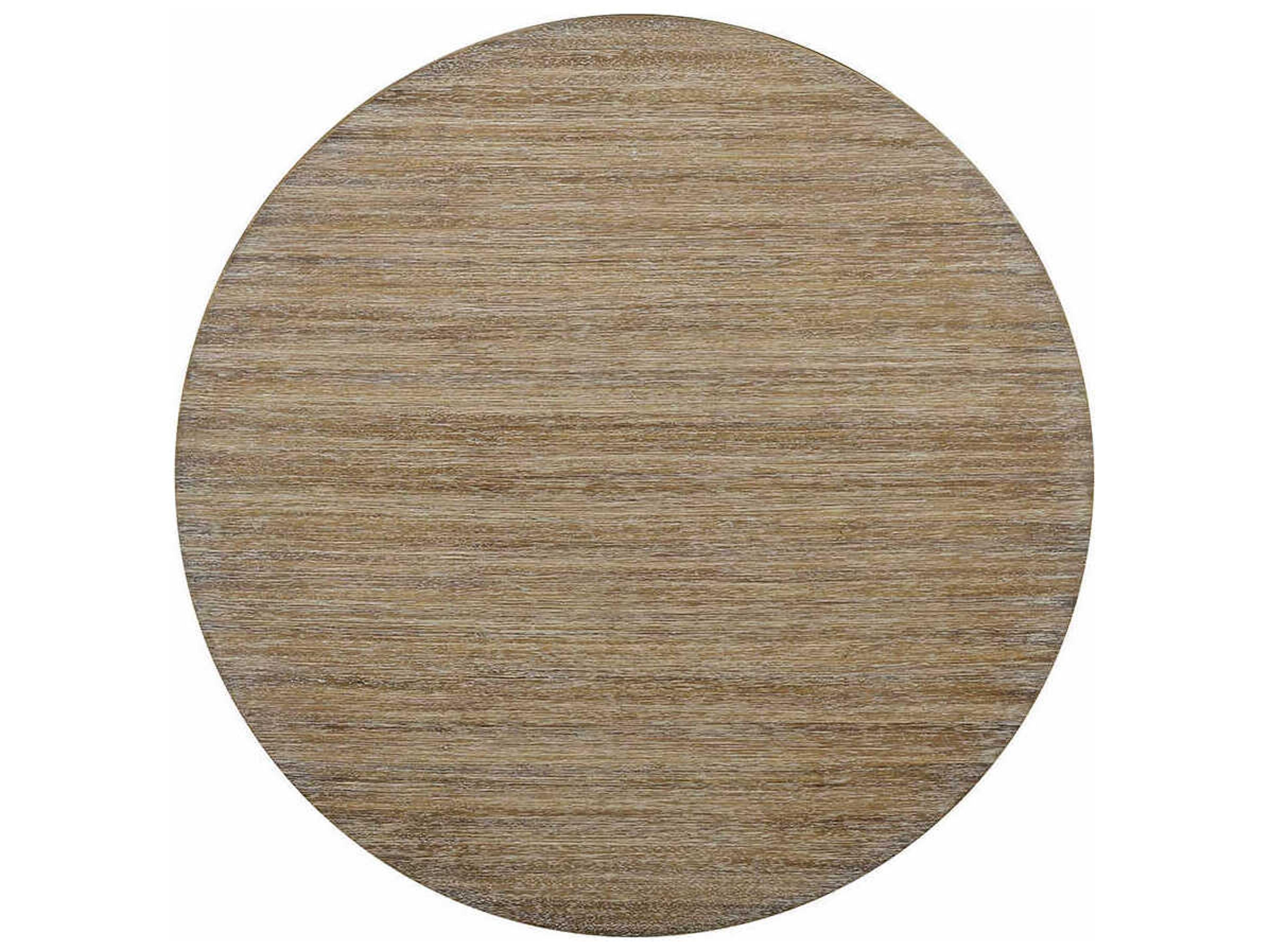 Oliver Home Antioch Round Wood Weathered End Table