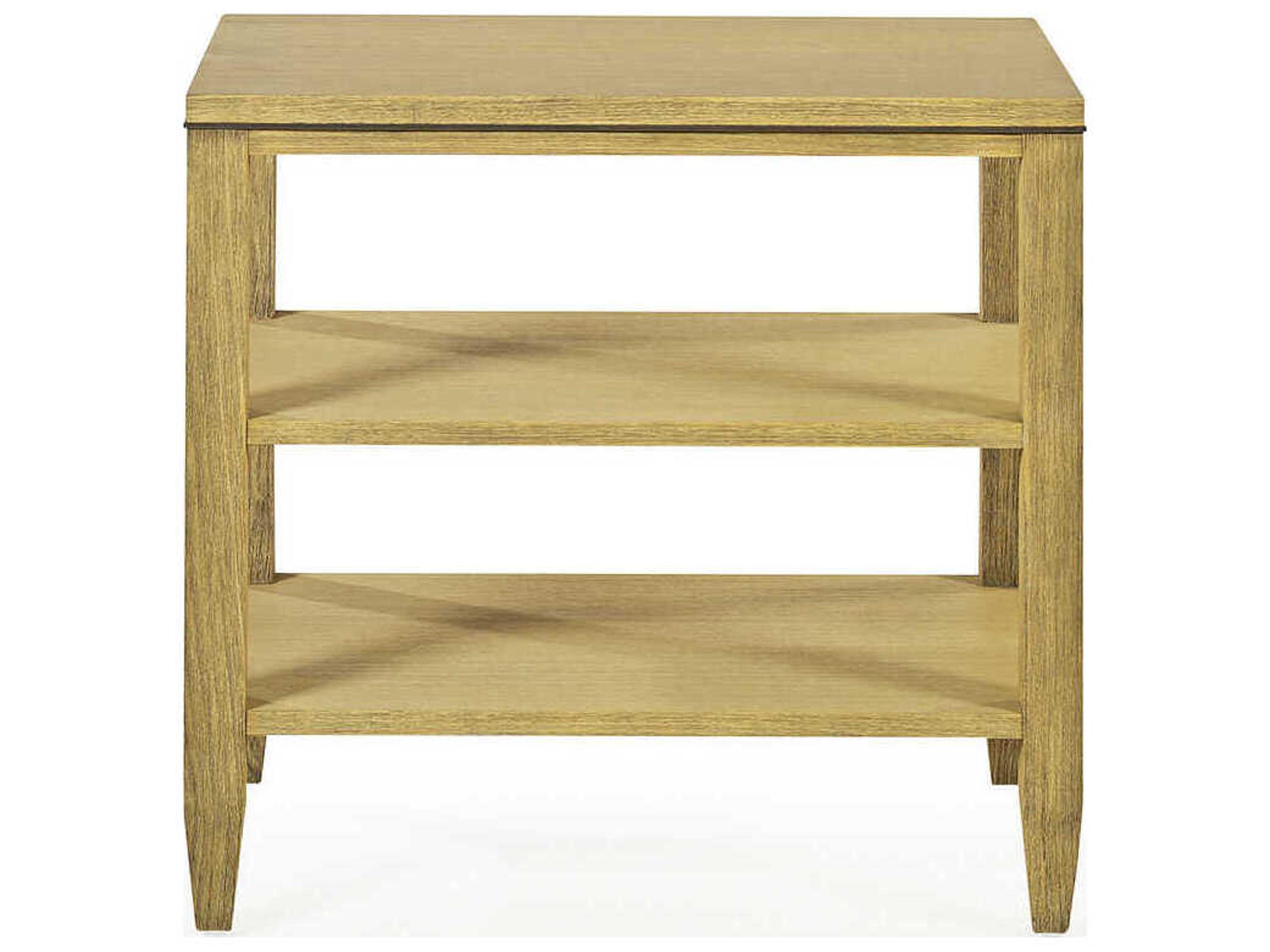 Oliver Home Canby Rectangular Wood Rabbit End Table