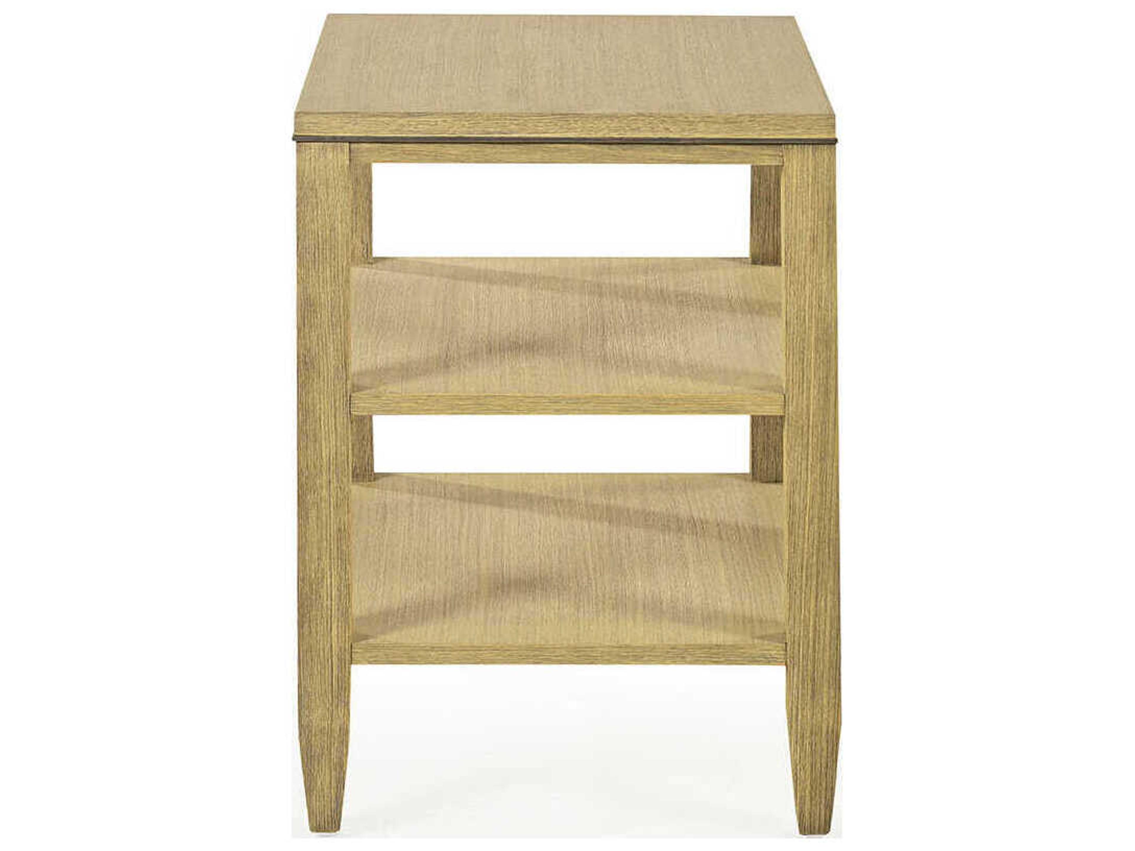 Oliver Home Canby Rectangular Wood Rabbit End Table