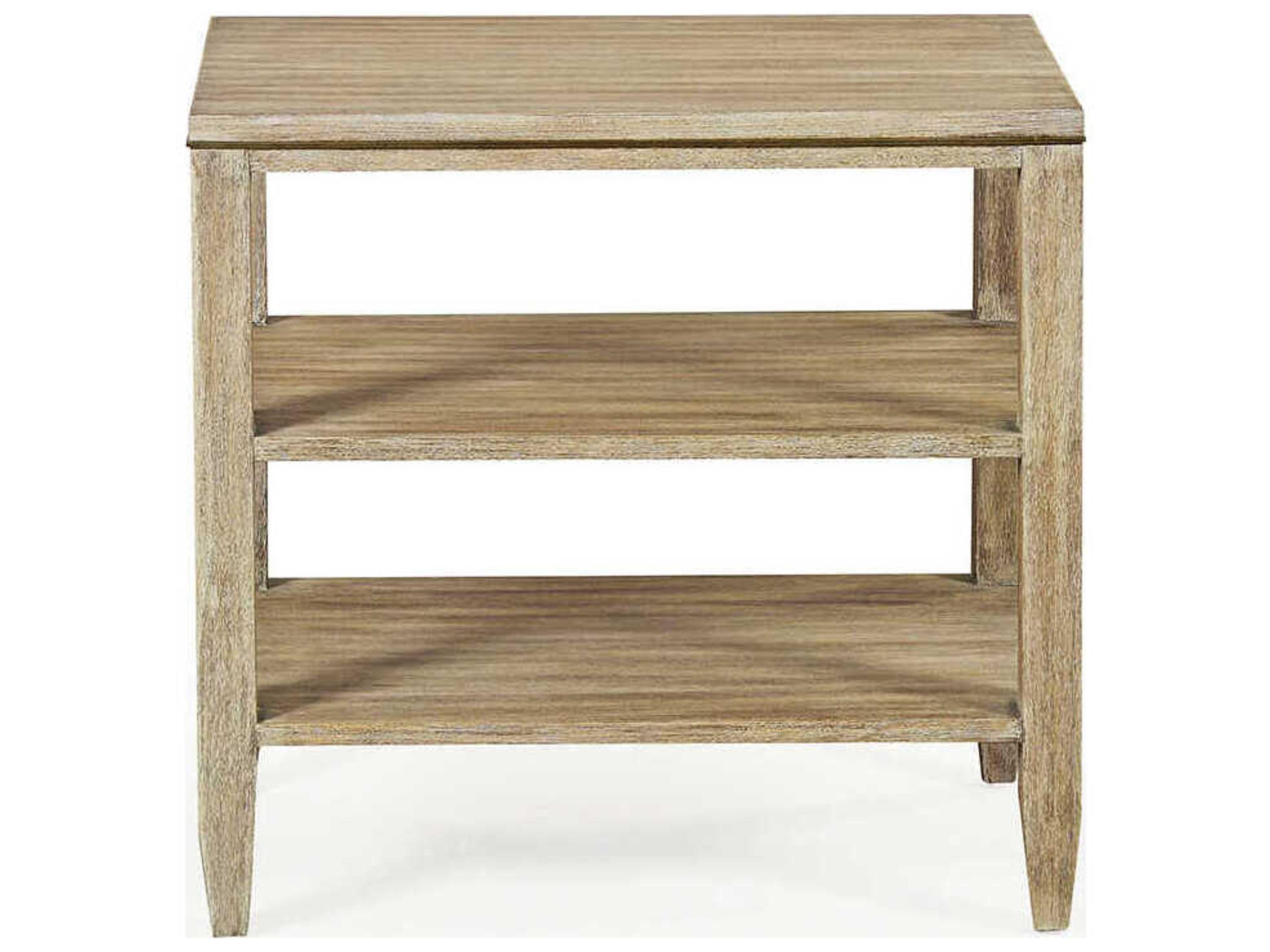 Oliver Home Canby Rectangular Wood Weathered End Table