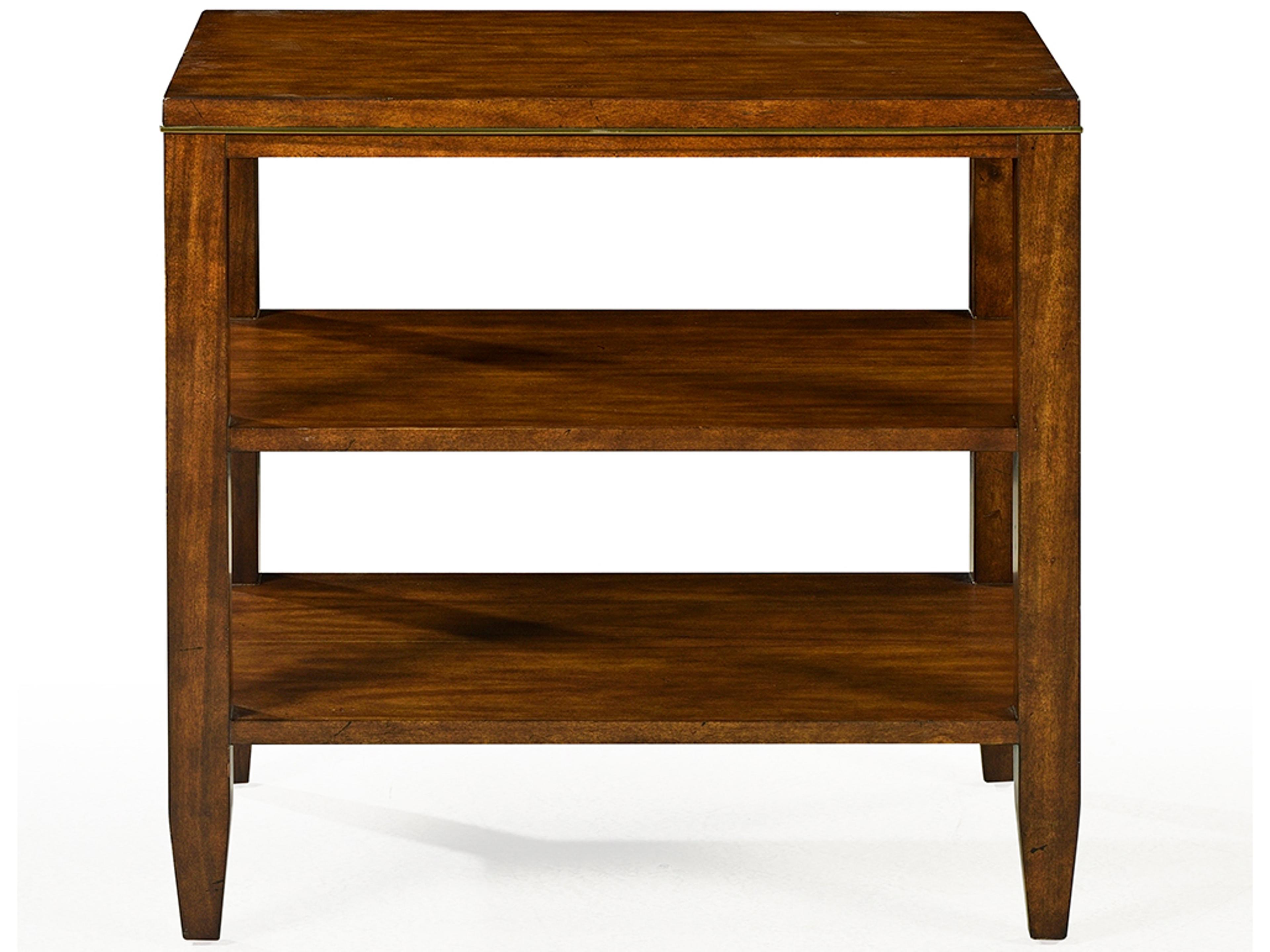 Oliver Home Canby Rectangular Wood Country End Table