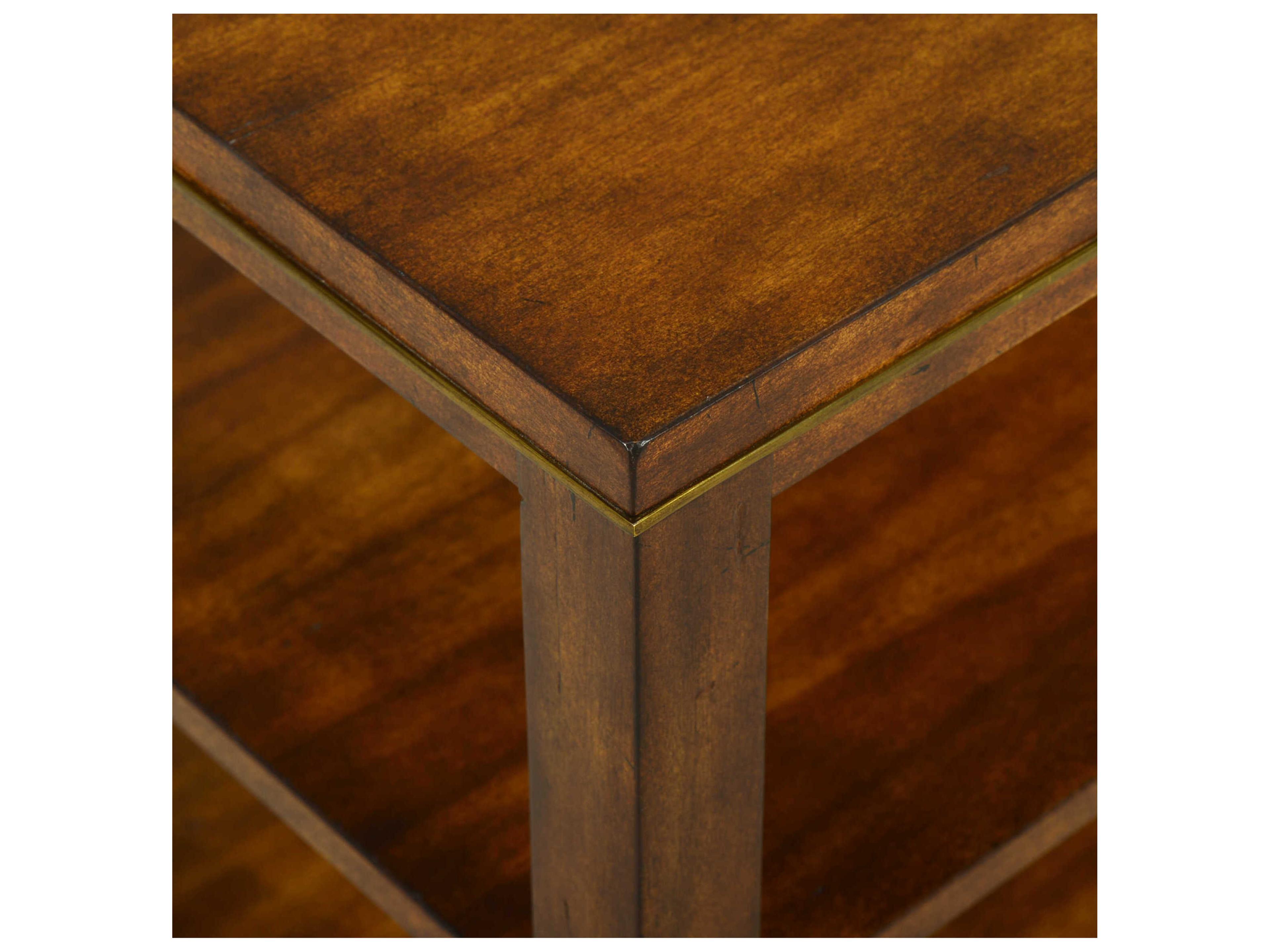 Oliver Home Canby Rectangular Wood Country End Table