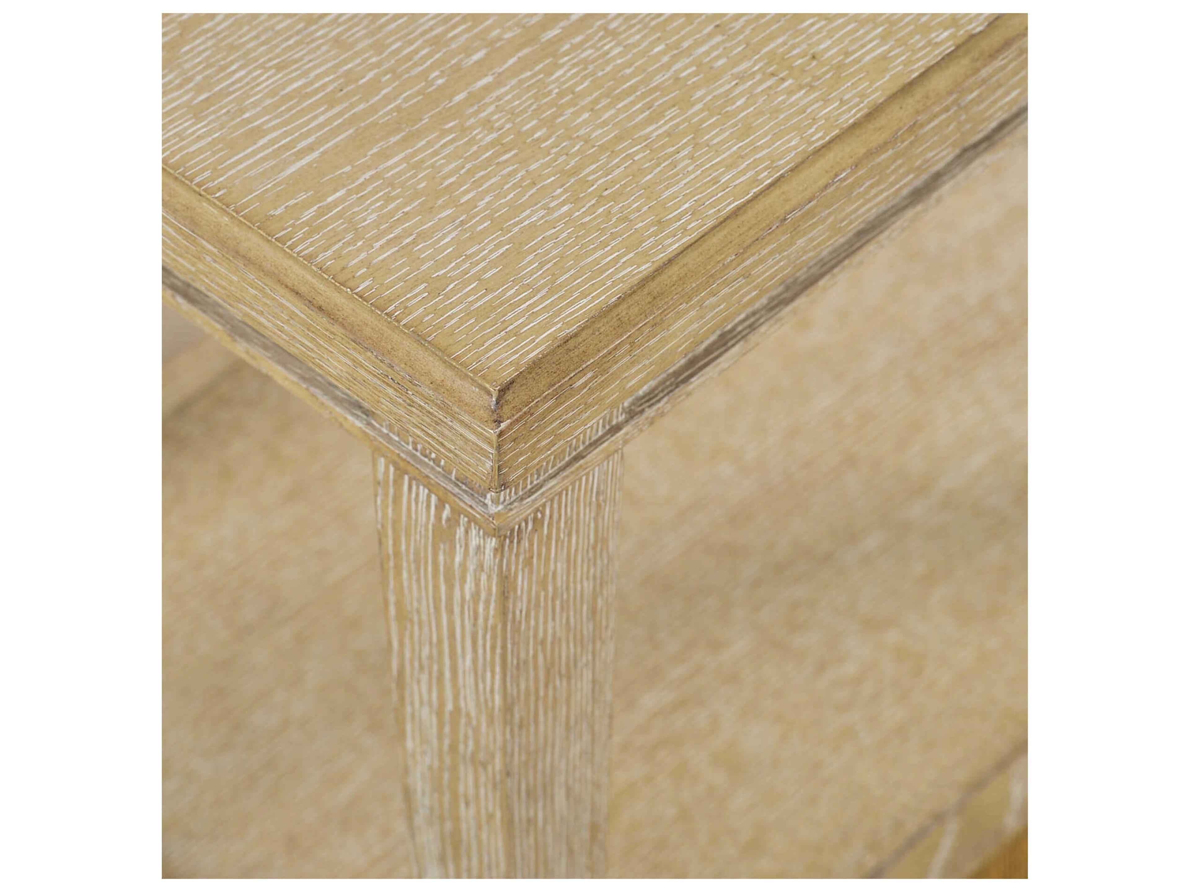 Oliver Home Carrick Rectangular Wood Himalaya End Table