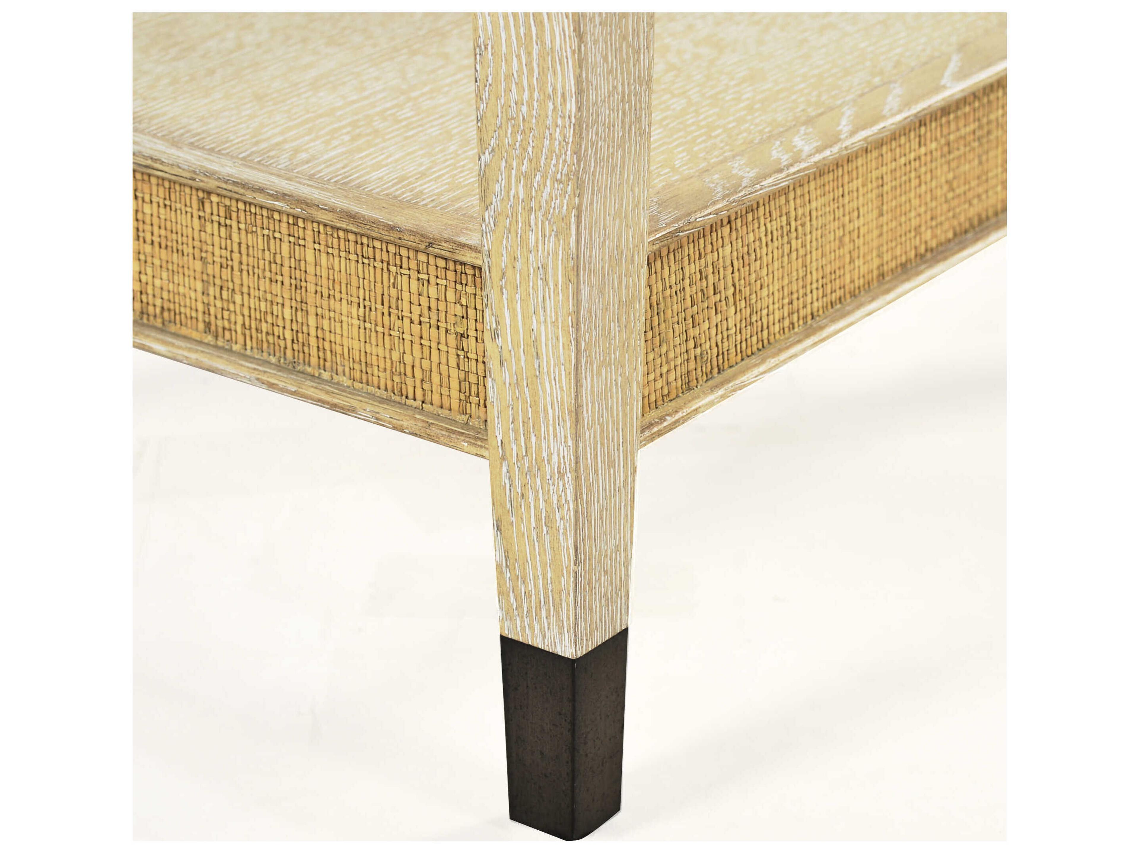 Oliver Home Carrick Rectangular Wood Himalaya End Table