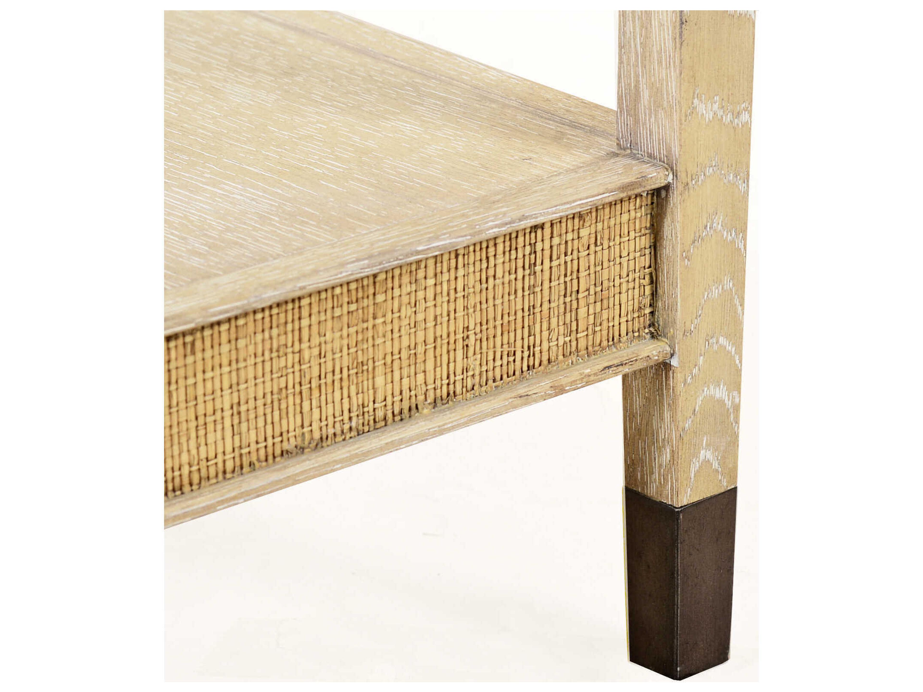 Oliver Home Carrick Rectangular Wood Himalaya Console Table