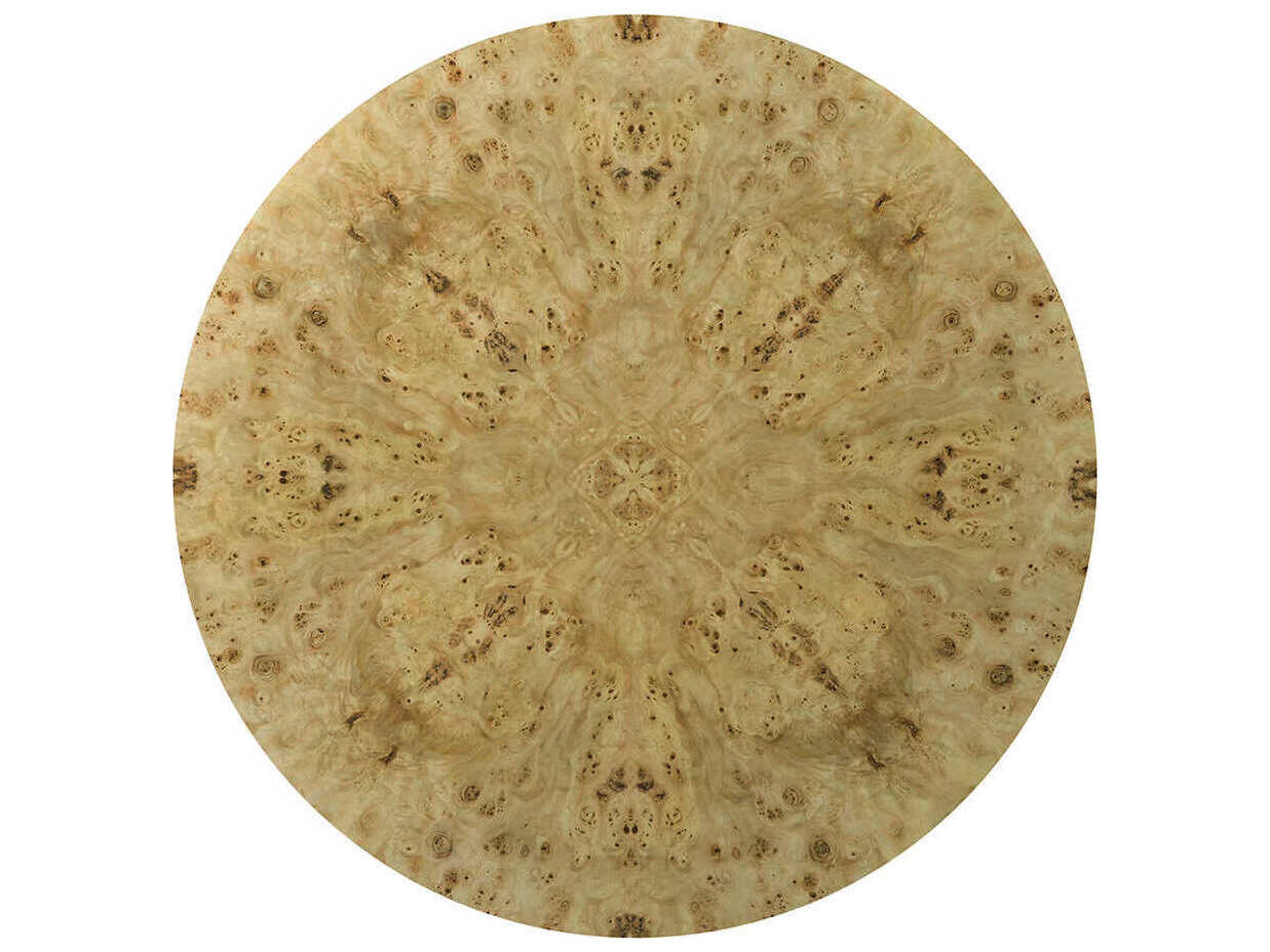 Oliver Home Carmel Round Wood Coffee Table