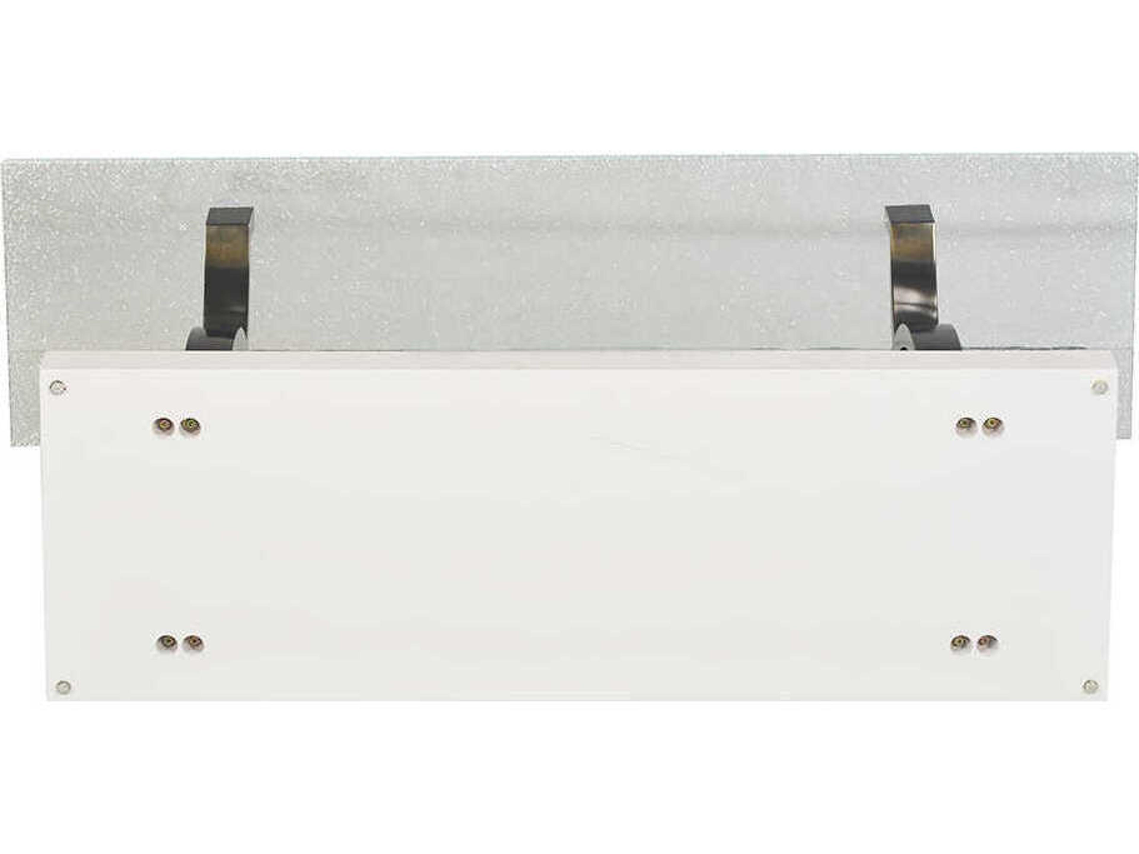 Oliver Home Kelley Rectangular Glass Console Table