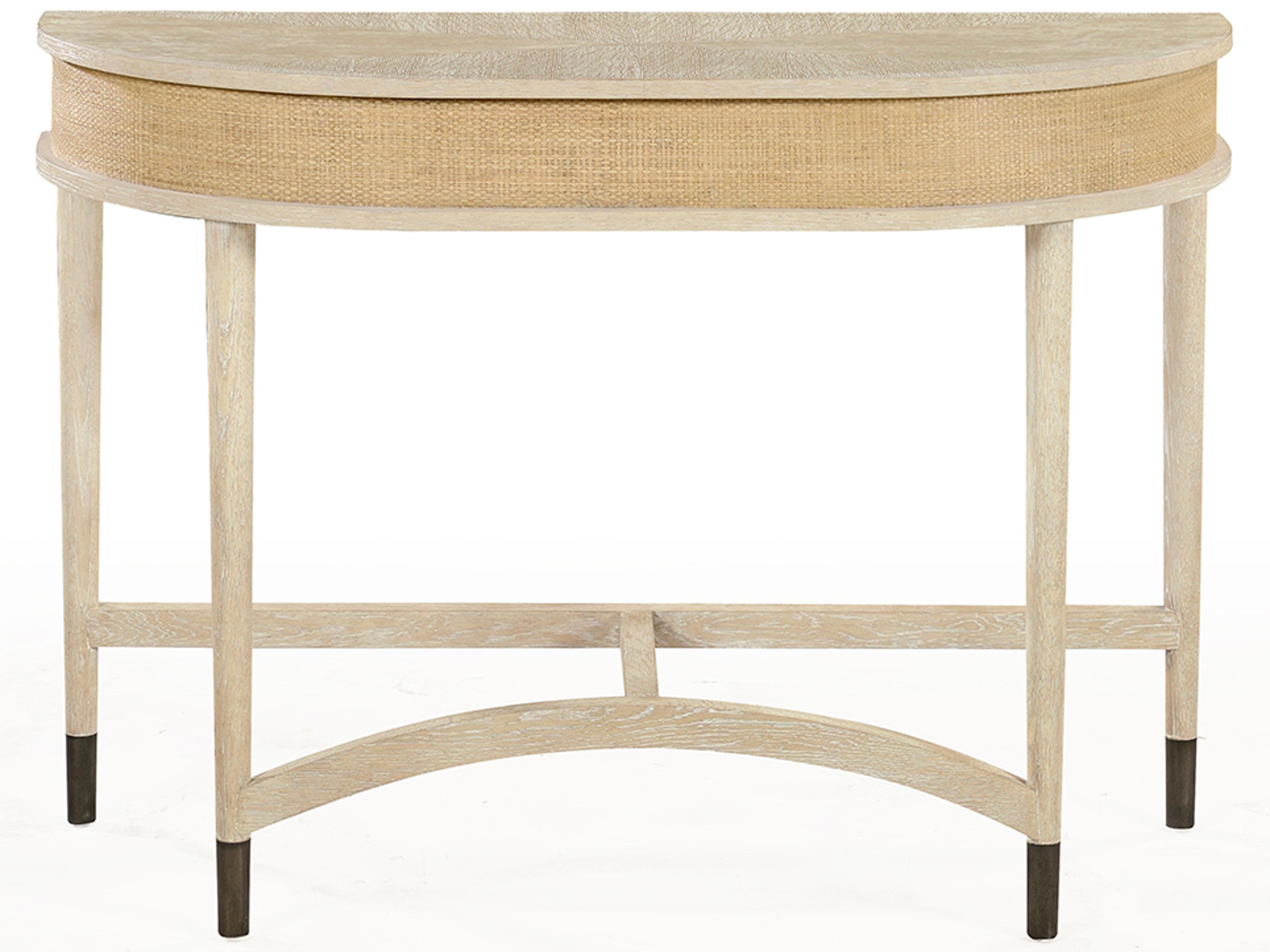 Kirkwood Demilune Wood Himalaya Console Table