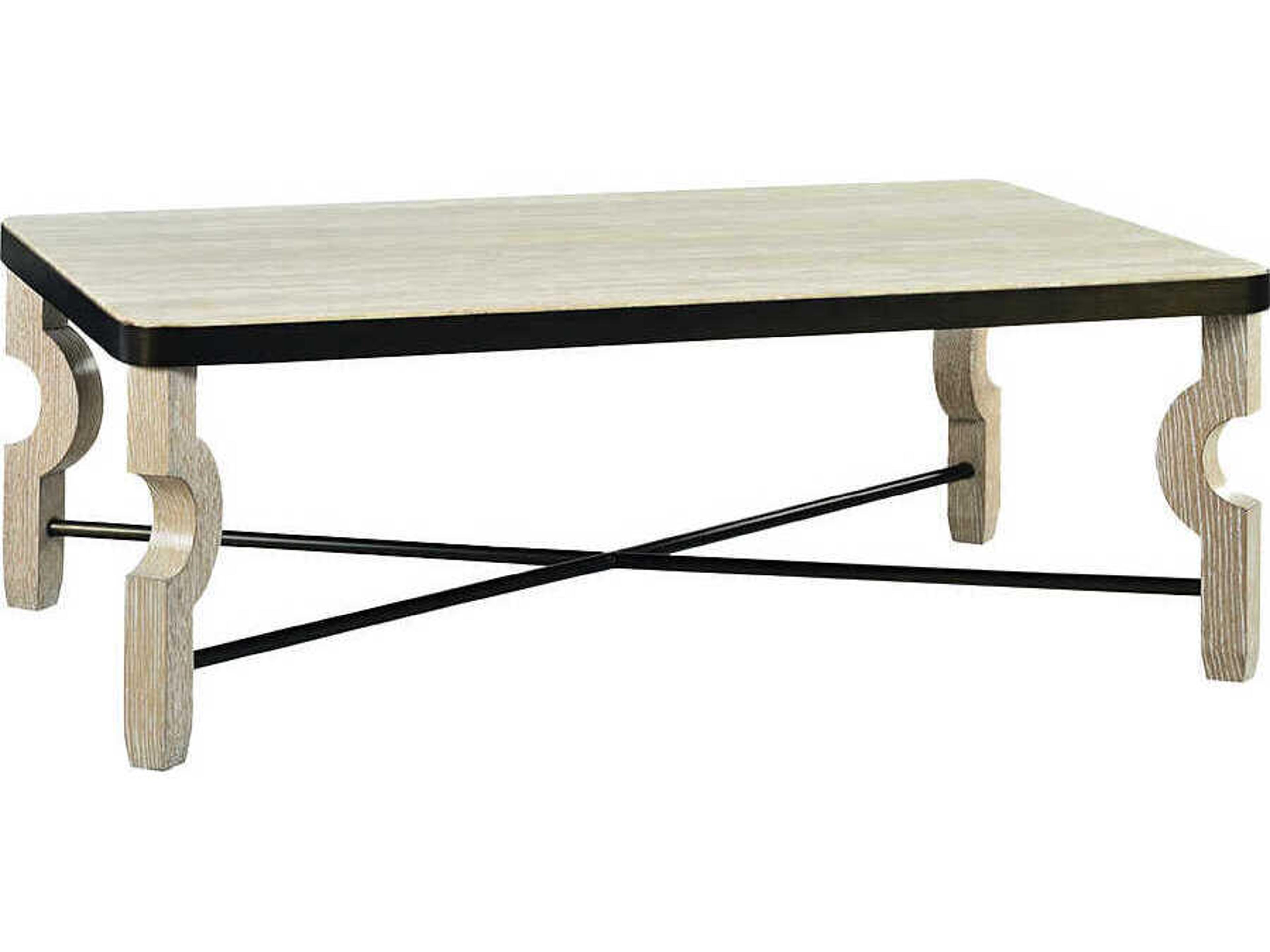 Oliver Home Billings Rectangular Wood Coffee Table