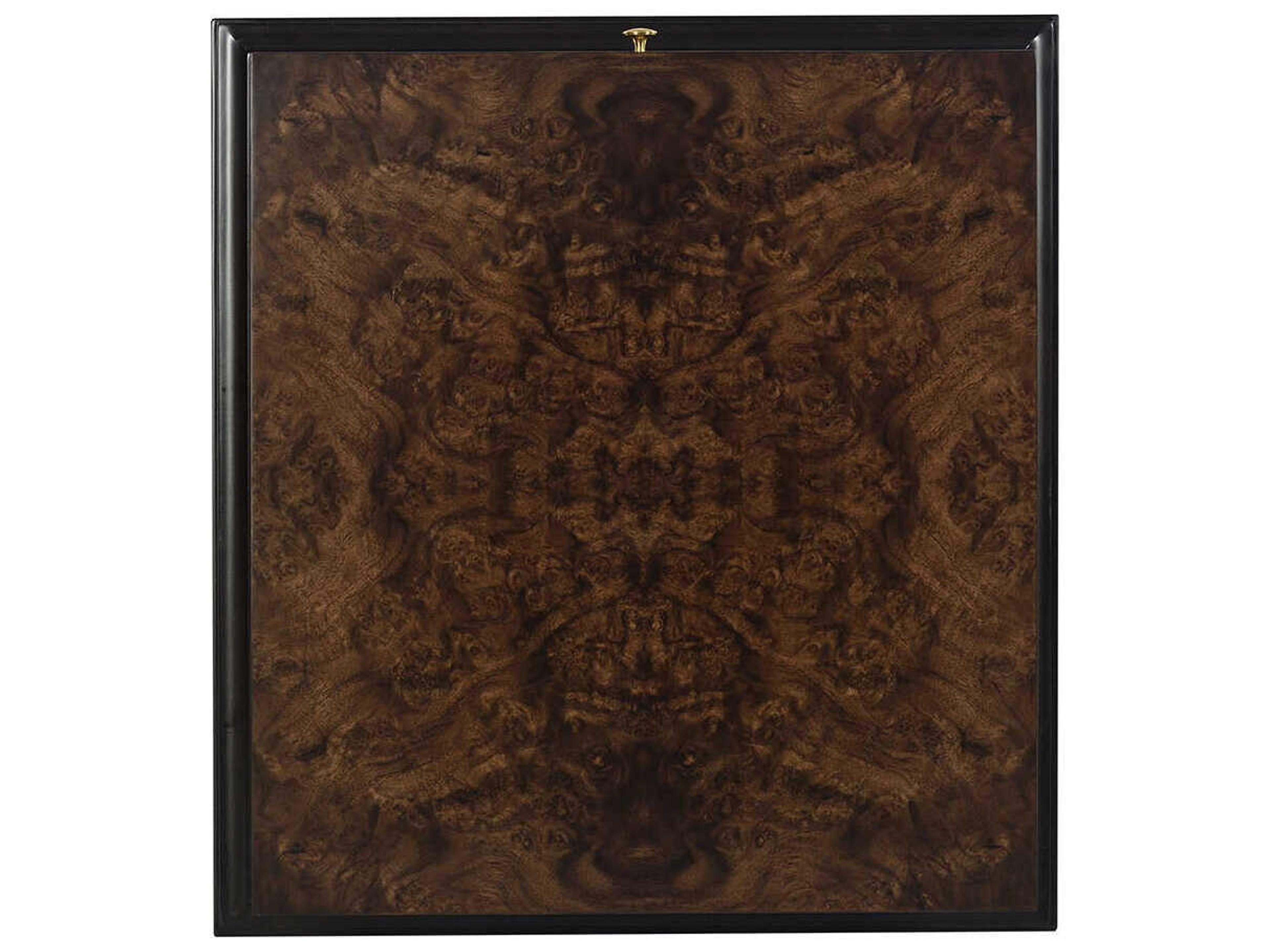 Oliver Home Lafayette Rectangular Wood Walnut Burl End Table