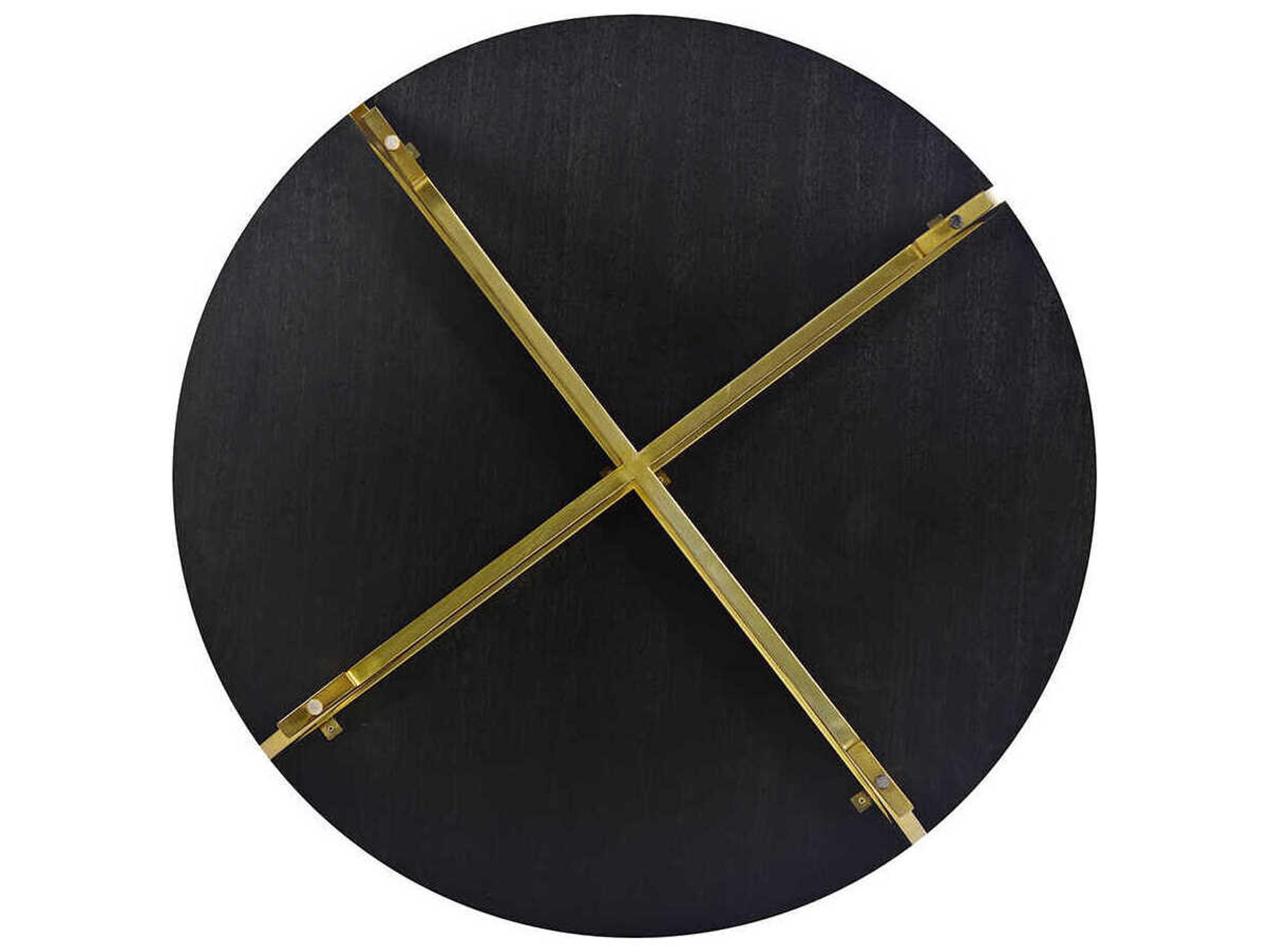 Oliver Home Park Round Wood Syrup Coffee Table