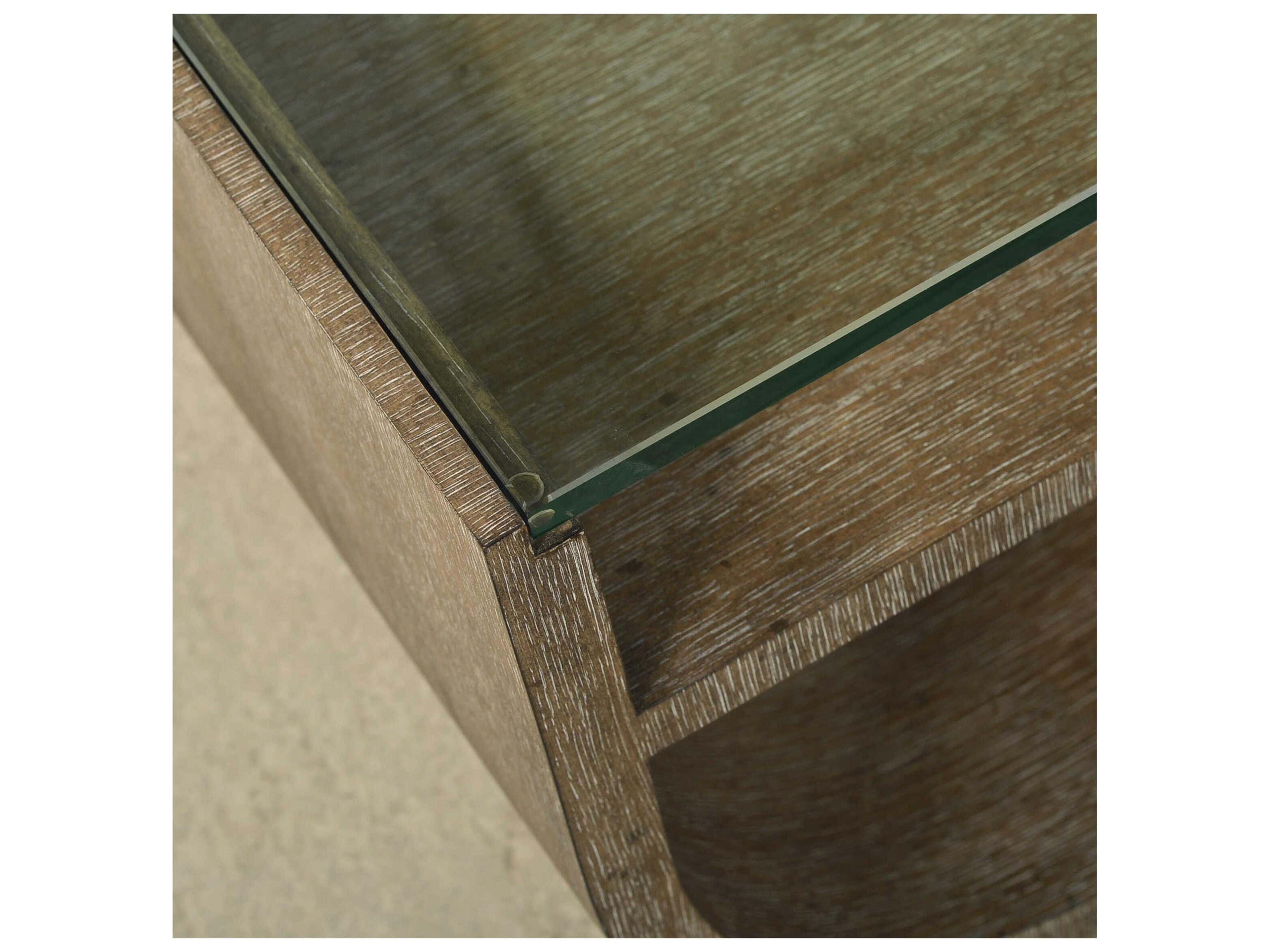 Oliver Home Soho Square Glass Hampton End Table