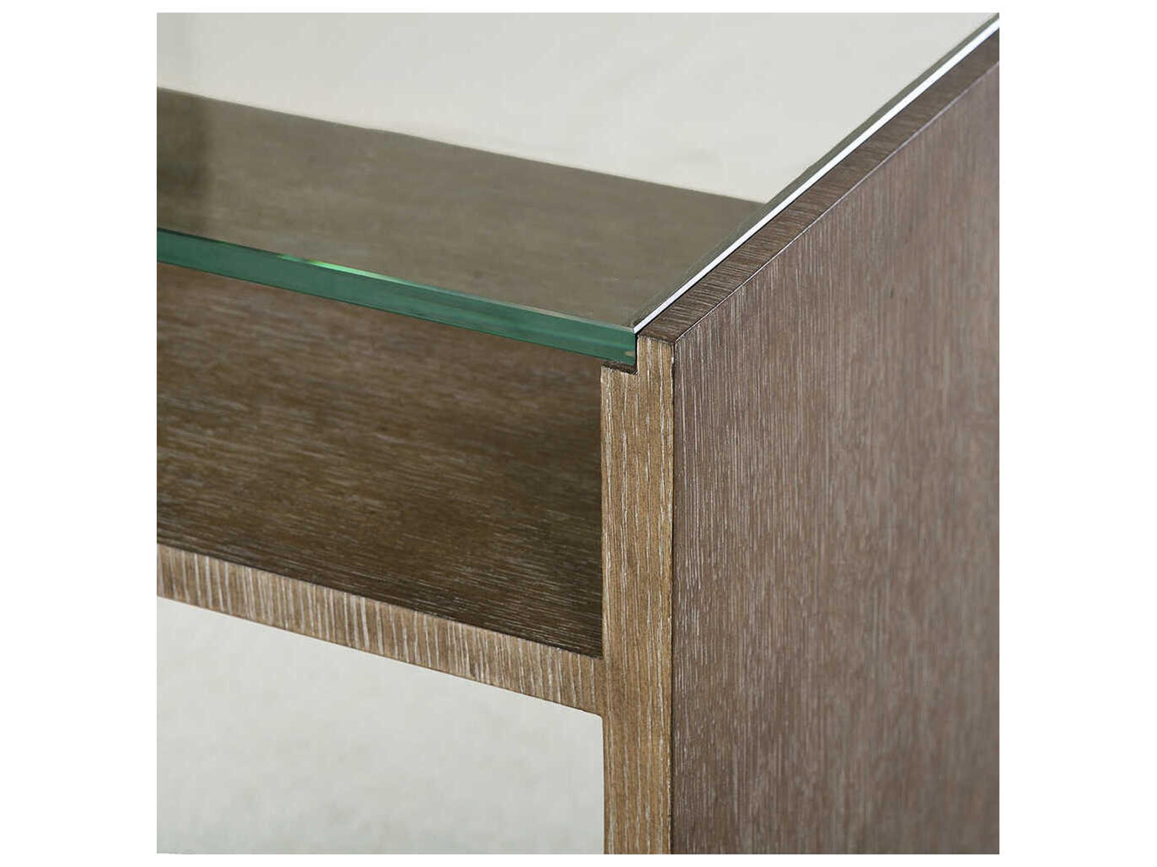 Oliver Home Soho Rectangular Glass Hampton Console Table