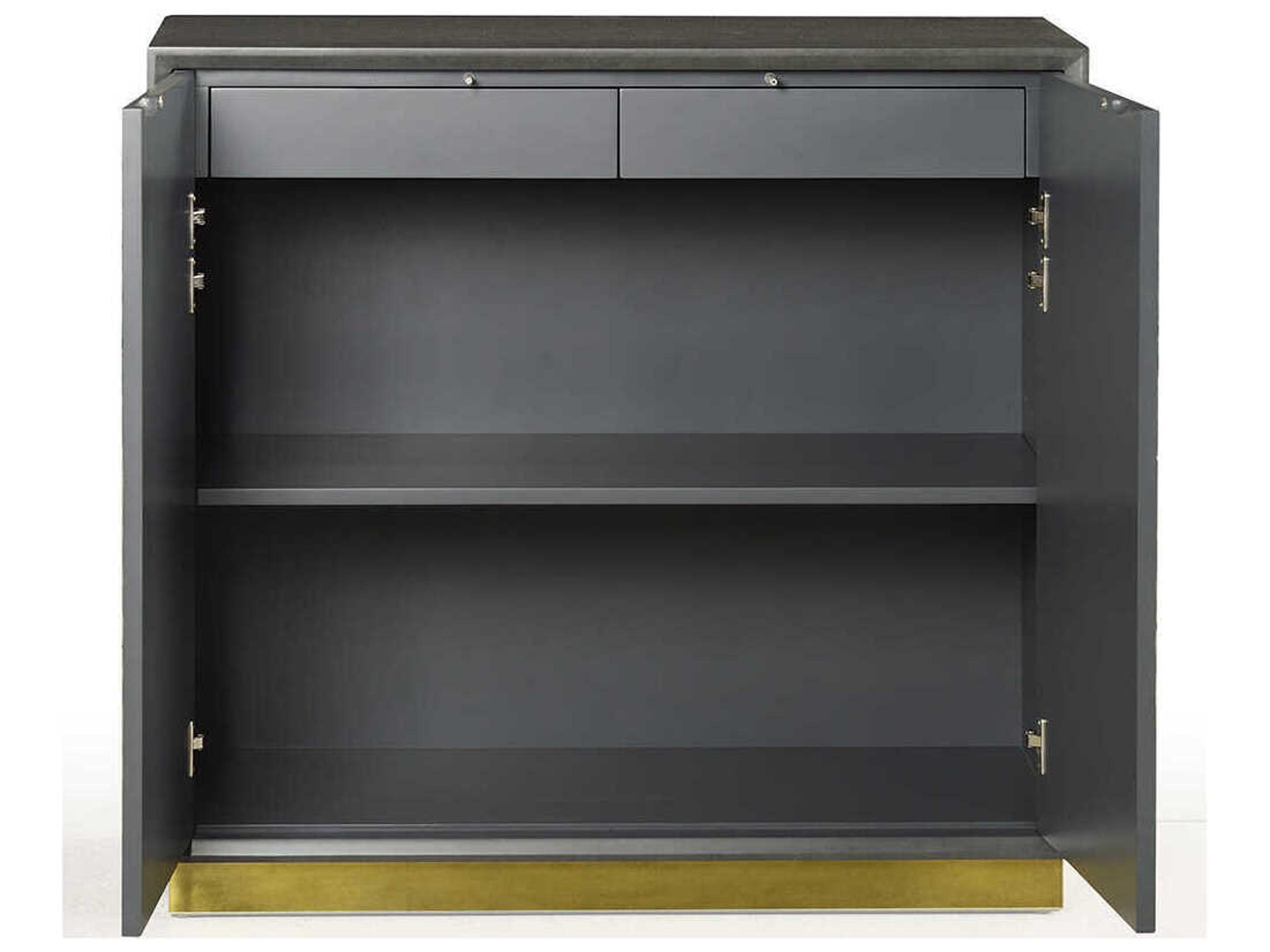 Oliver Home Capiz Acacia Wood Display Cabinet