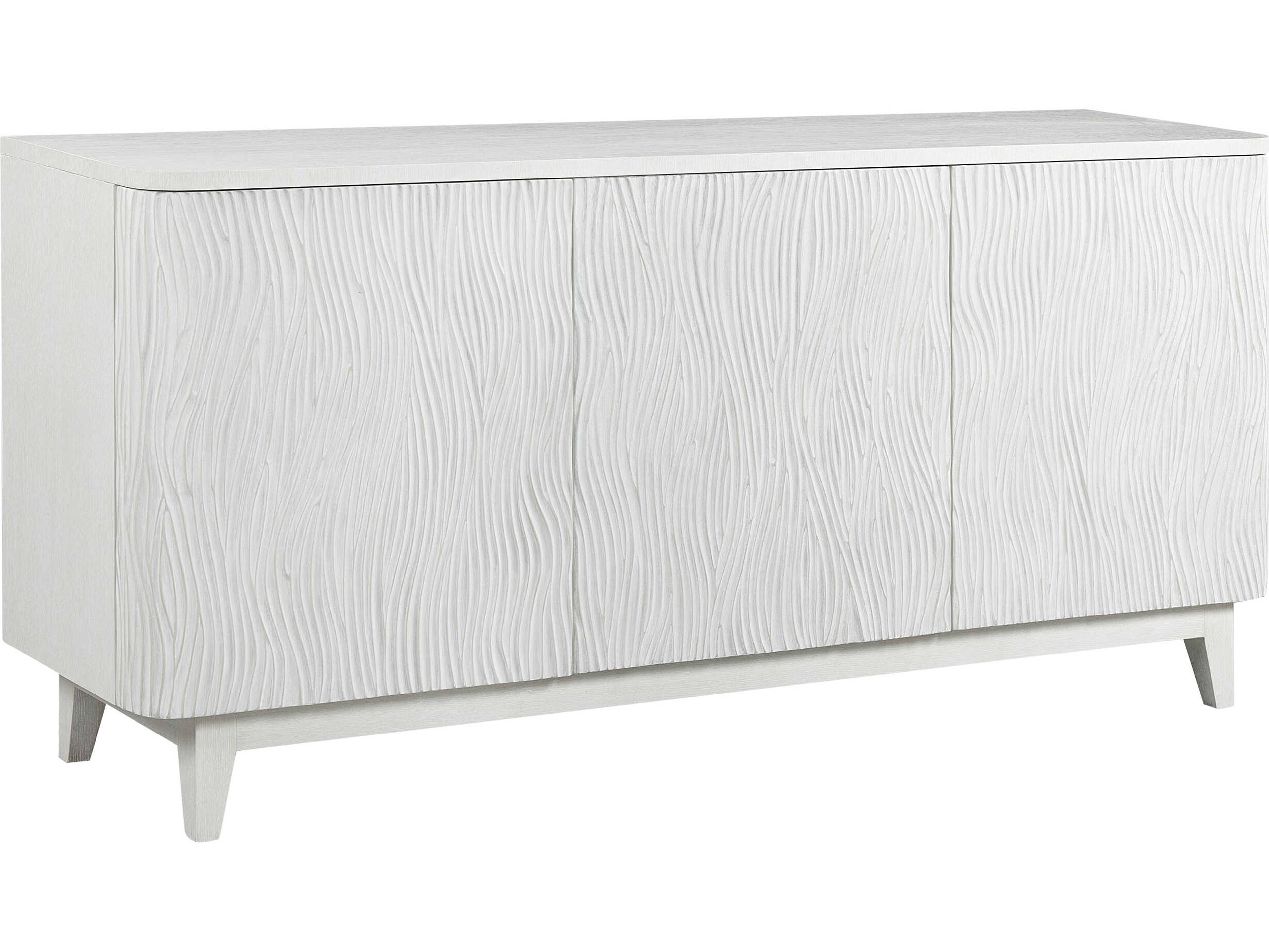 Bliss 76" Oak Wood Shell Sideboard