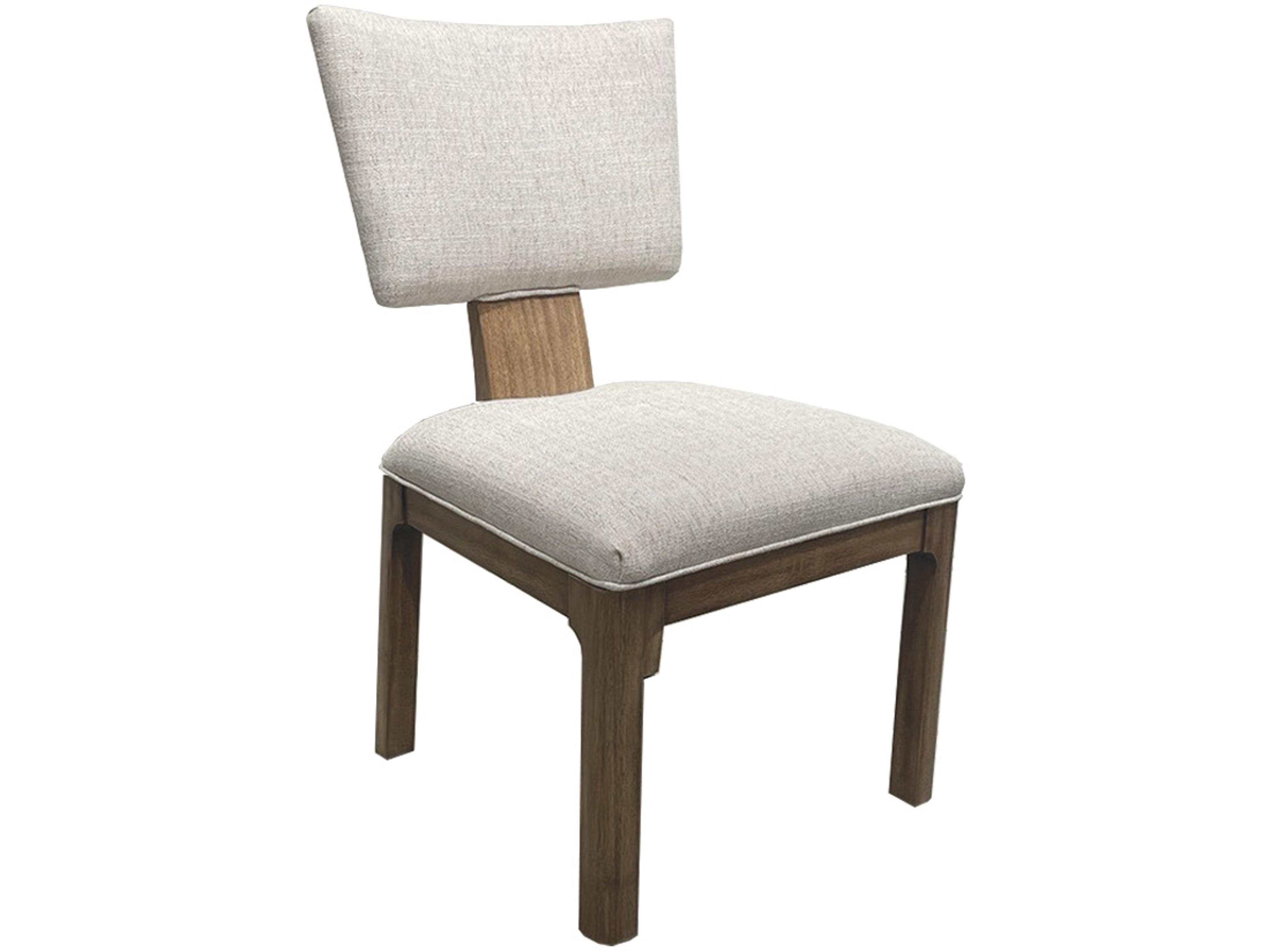 Aberdeen Brown Upholstered Armless Dining Chair